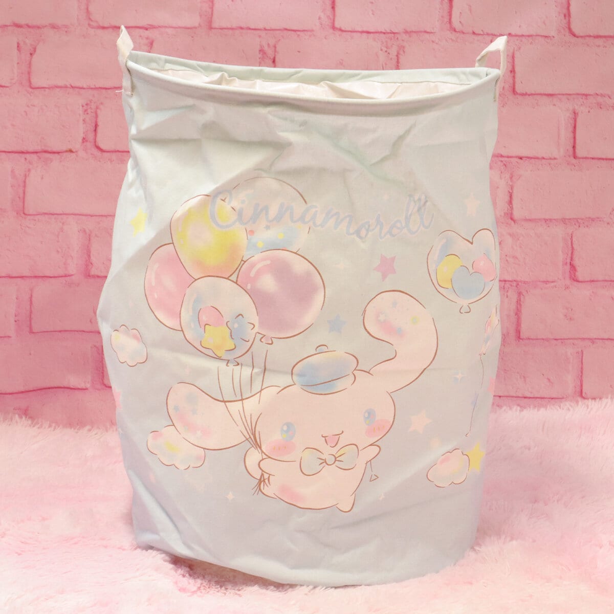 Tvättkorg - Ljusblå Cinnamoroll med ballonger