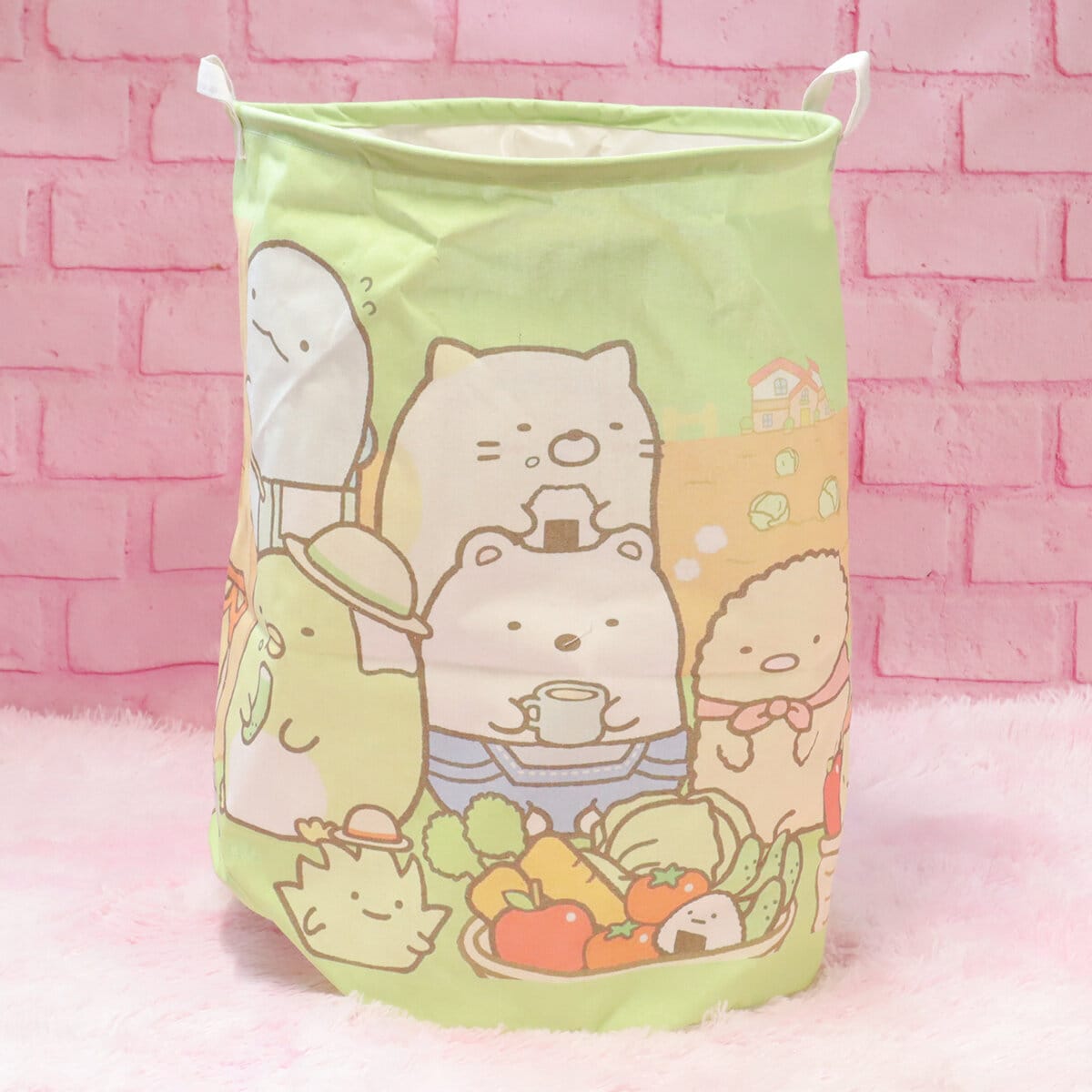 Tvättkorg - Grön Sumikko Gurashi farmers