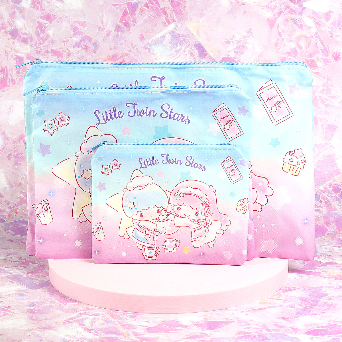 Necessär 3-pack - Little Twin Stars tea time 