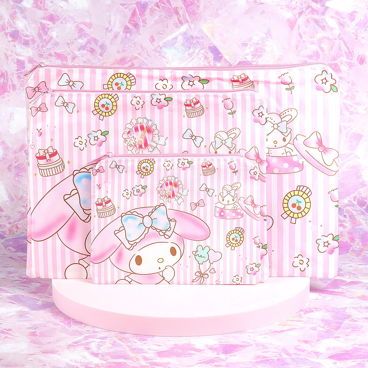 Necessär 3-pack - Beauty Queen My Melody