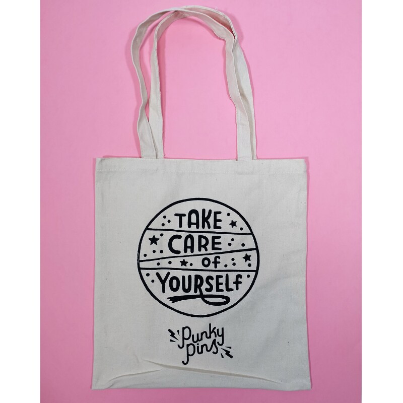 Tygväska Take care of yourself Tygväska Take care of yourself