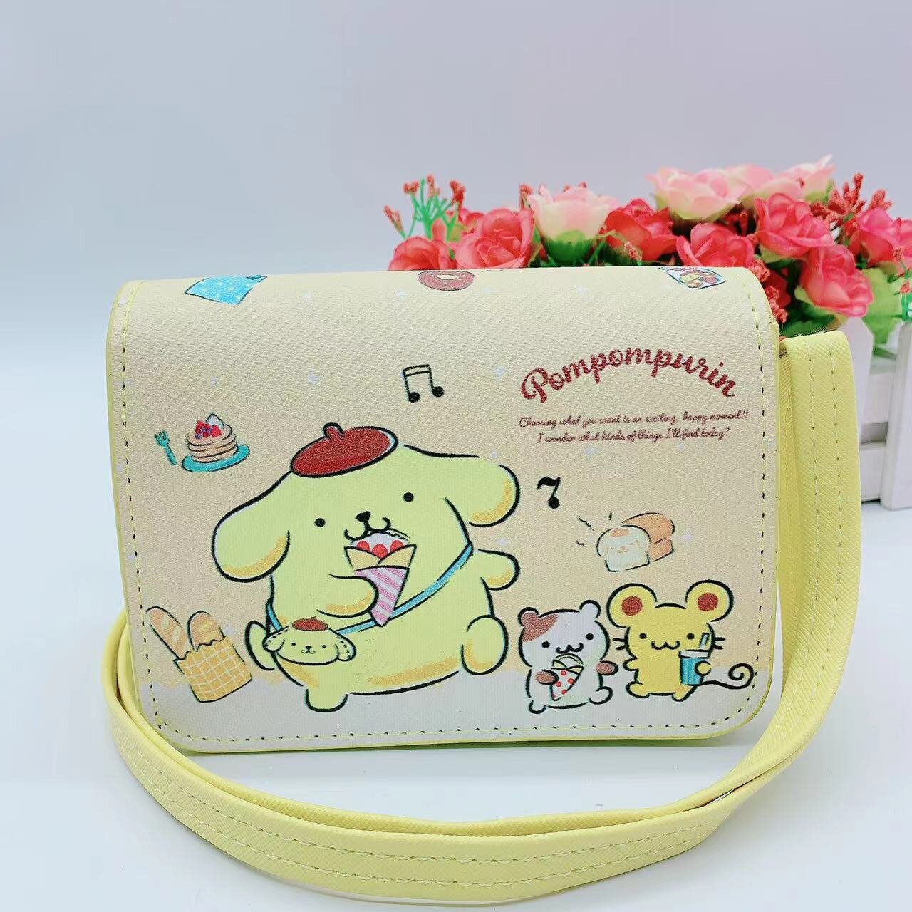 Liten handväska Pompom Purin