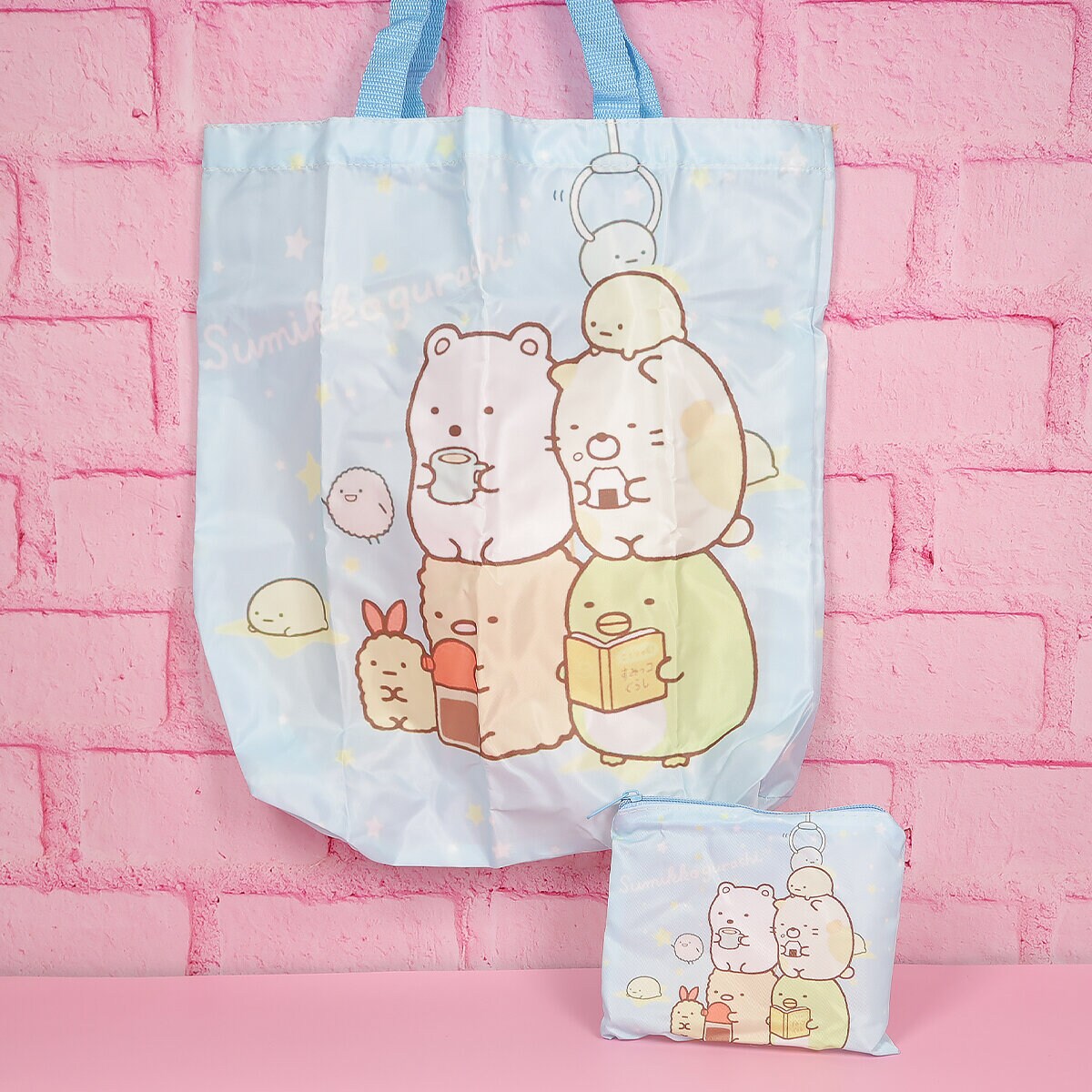 Ihopvikbar shoppingpåse - Sumikko Gurashi