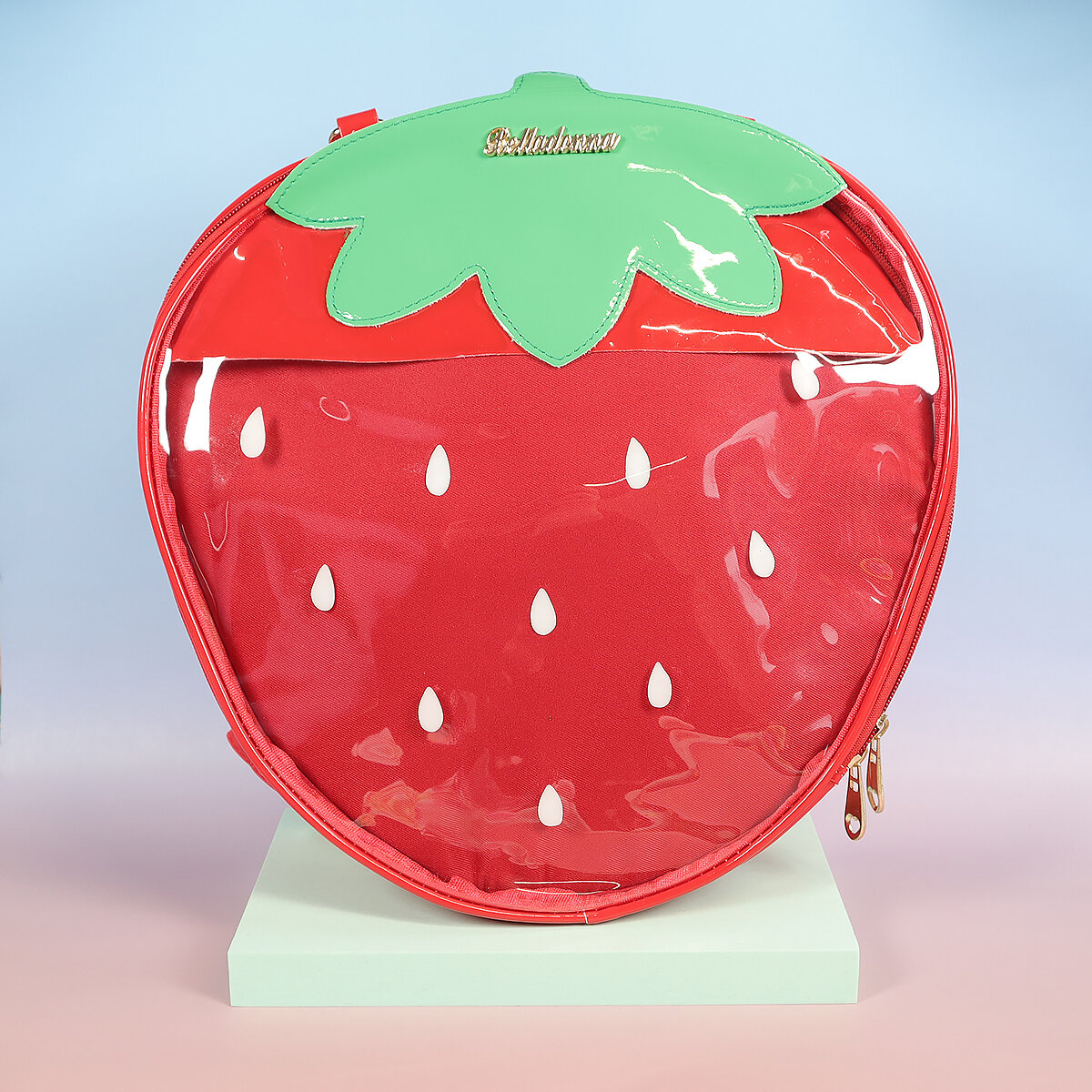 Röd ITA-väska jordgubbe