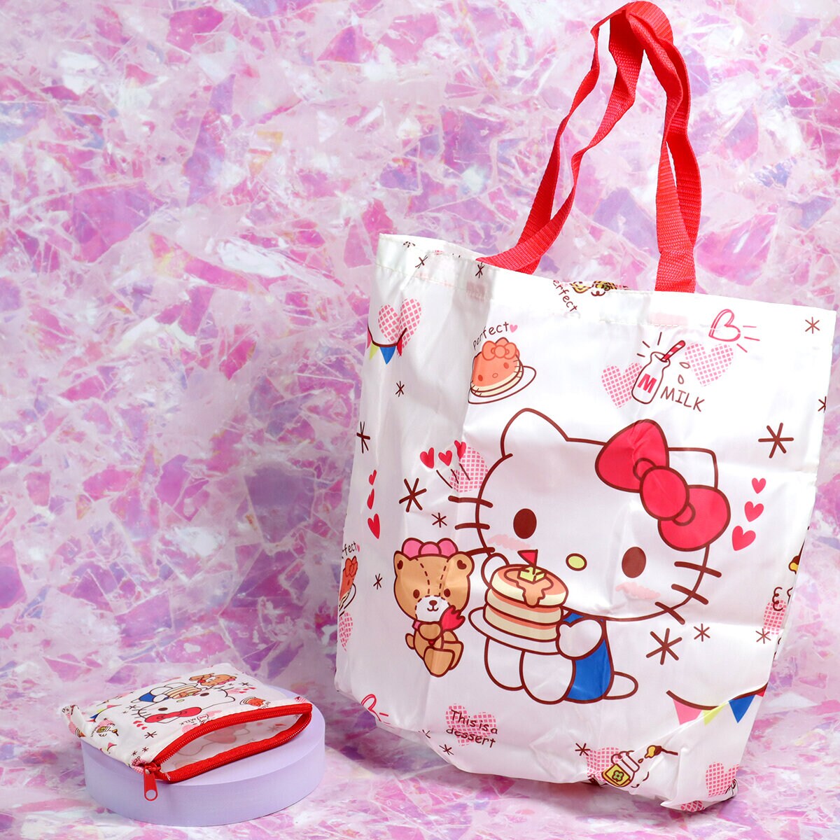 Ihopvikbar shoppingpåse - Hello Kitty