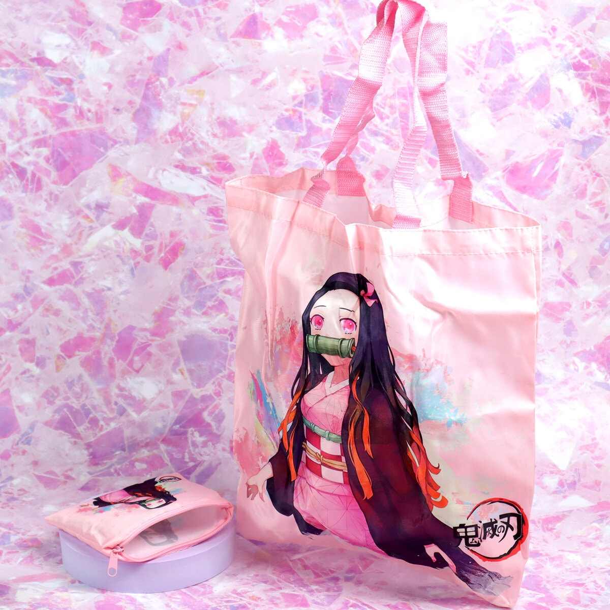 Ihopvikbar shoppingpåse - Demon Slayer, Nezuko Kamado