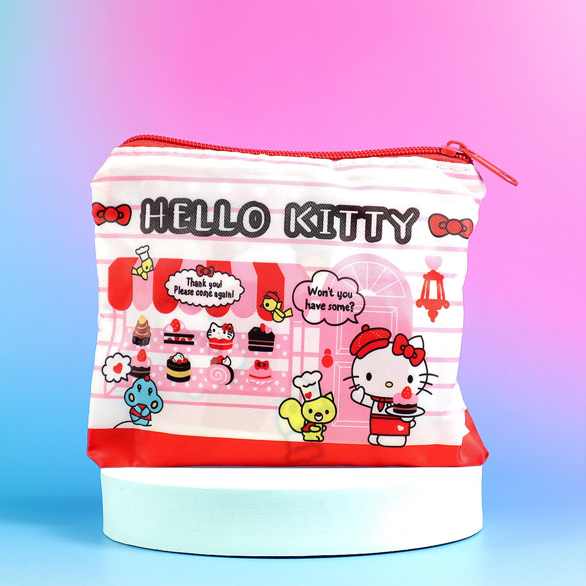Ihopvikbar shoppingpåse - Hello Kitty´s bakery