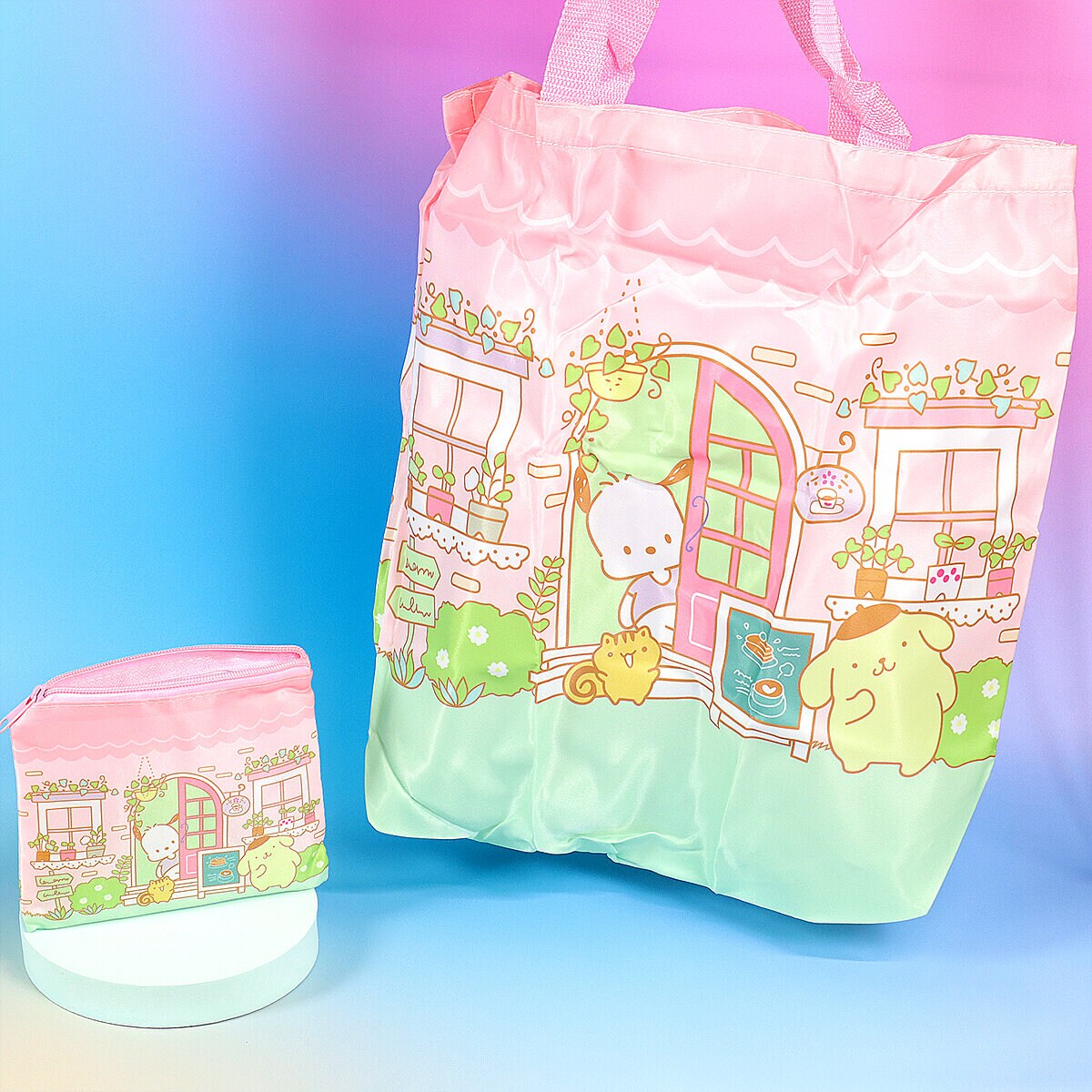 Ihopvikbar shoppingpåse - Sanrio friends