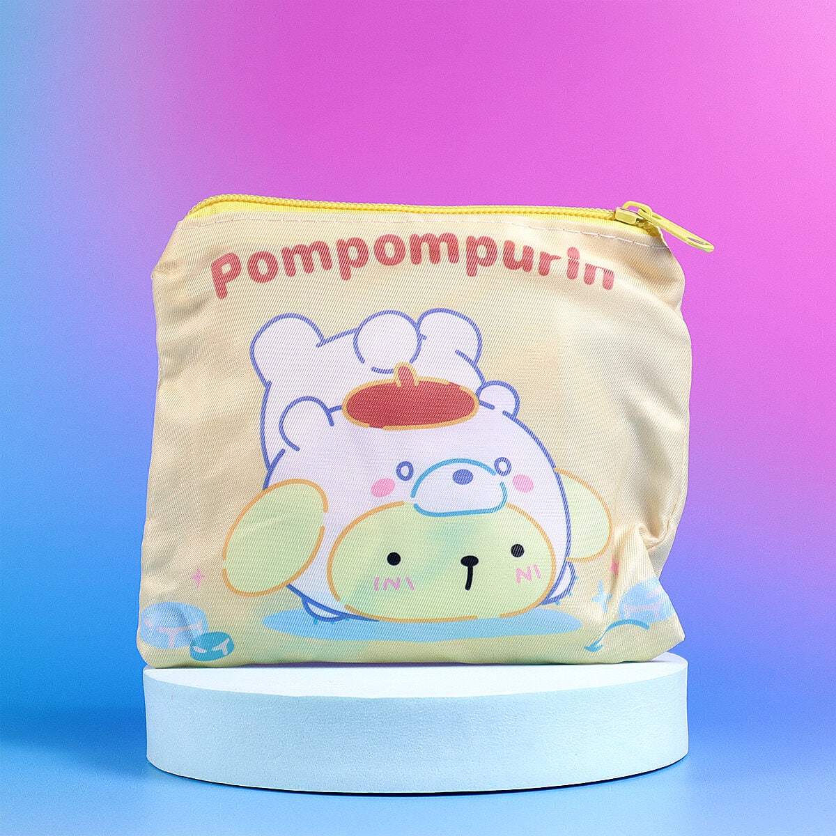 Ihopvikbar shoppingpåse - Pompompurin-björn