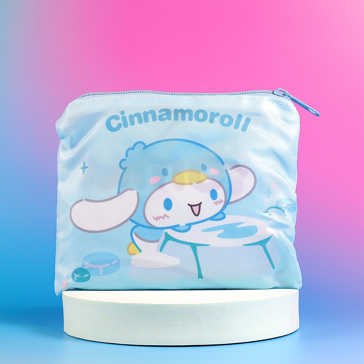 Ihopvikbar shoppingpåse - Cinnamoroll-pingvin
