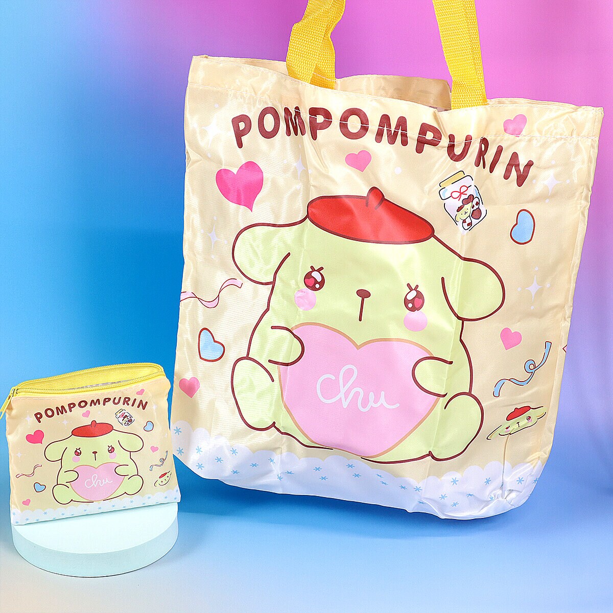Ihopvikbar shoppingpåse - Pompompurin chu~