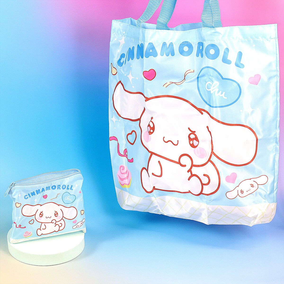 Ihopvikbar shoppingpåse - Cinnamoroll chu~