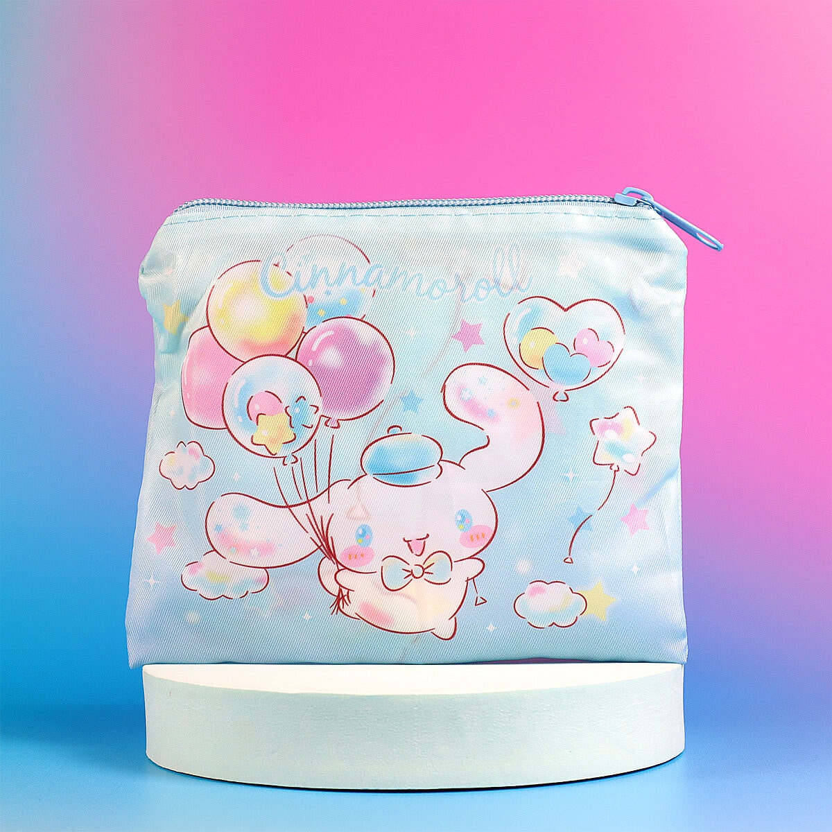 Ihopvikbar shoppingpåse - Cinnamoroll med ballonger