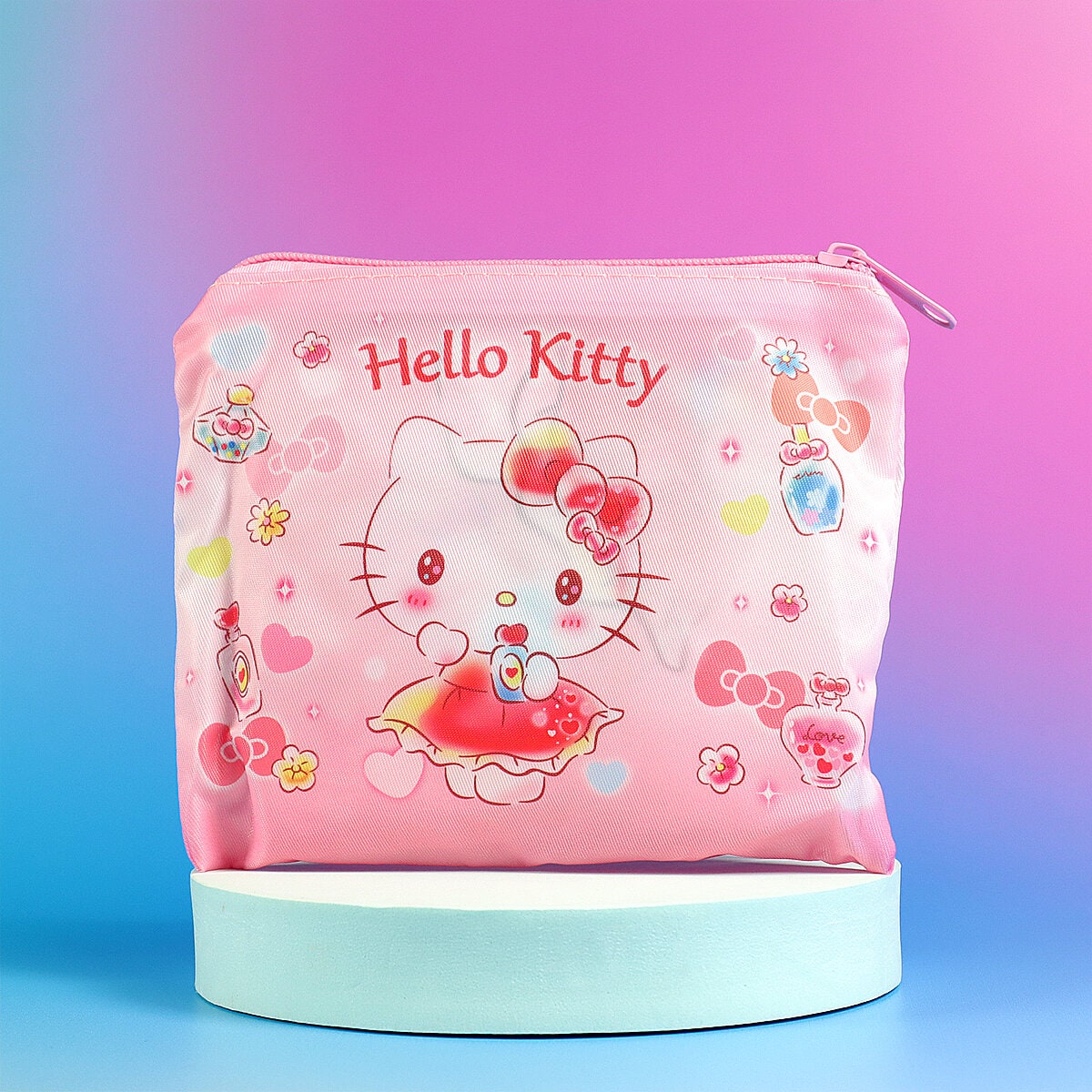 Ihopvikbar shoppingpåse - Beauty Queen Hello Kitty