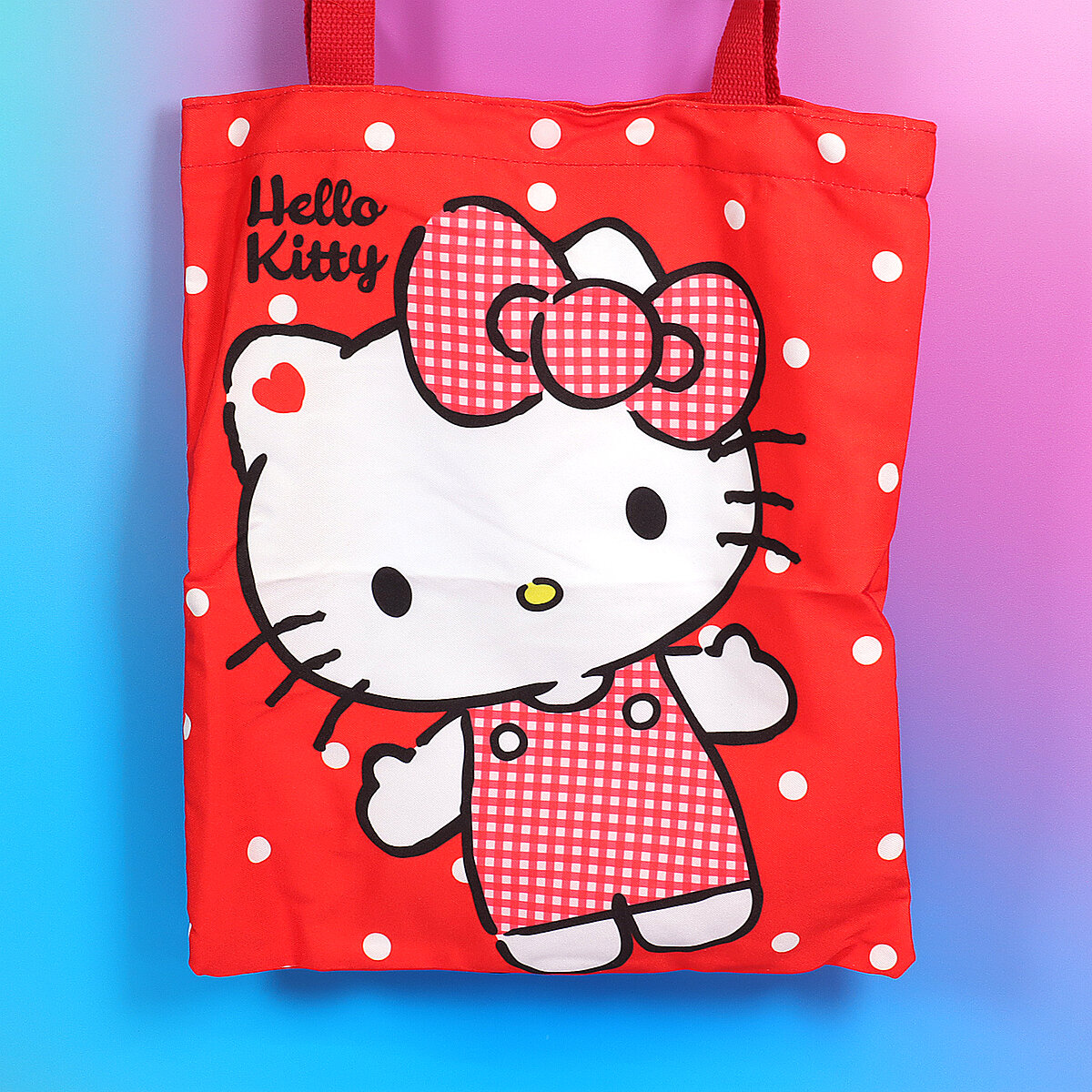 Shoppingpåse - Prickig Hello Kitty