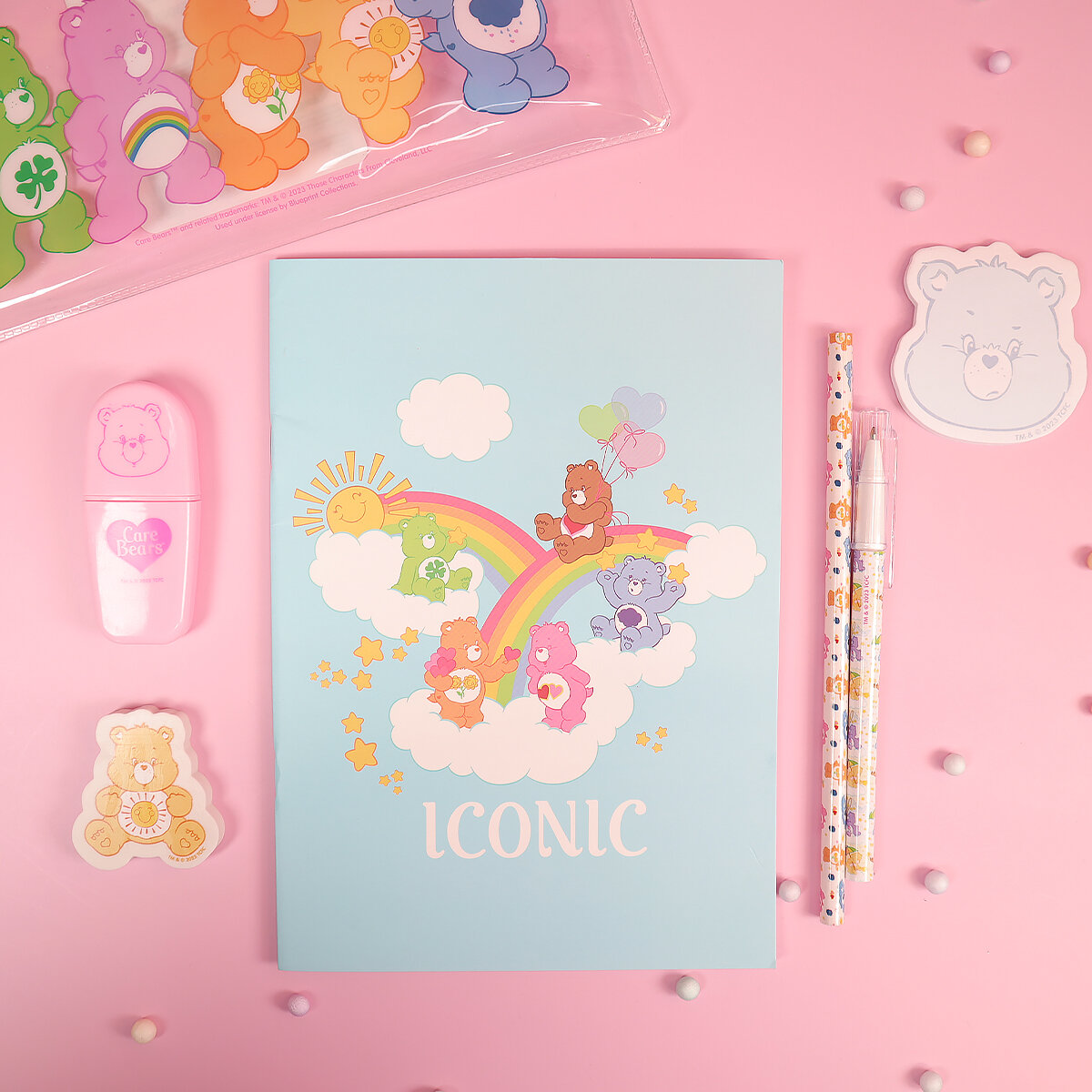 Stationery set - Care Bears