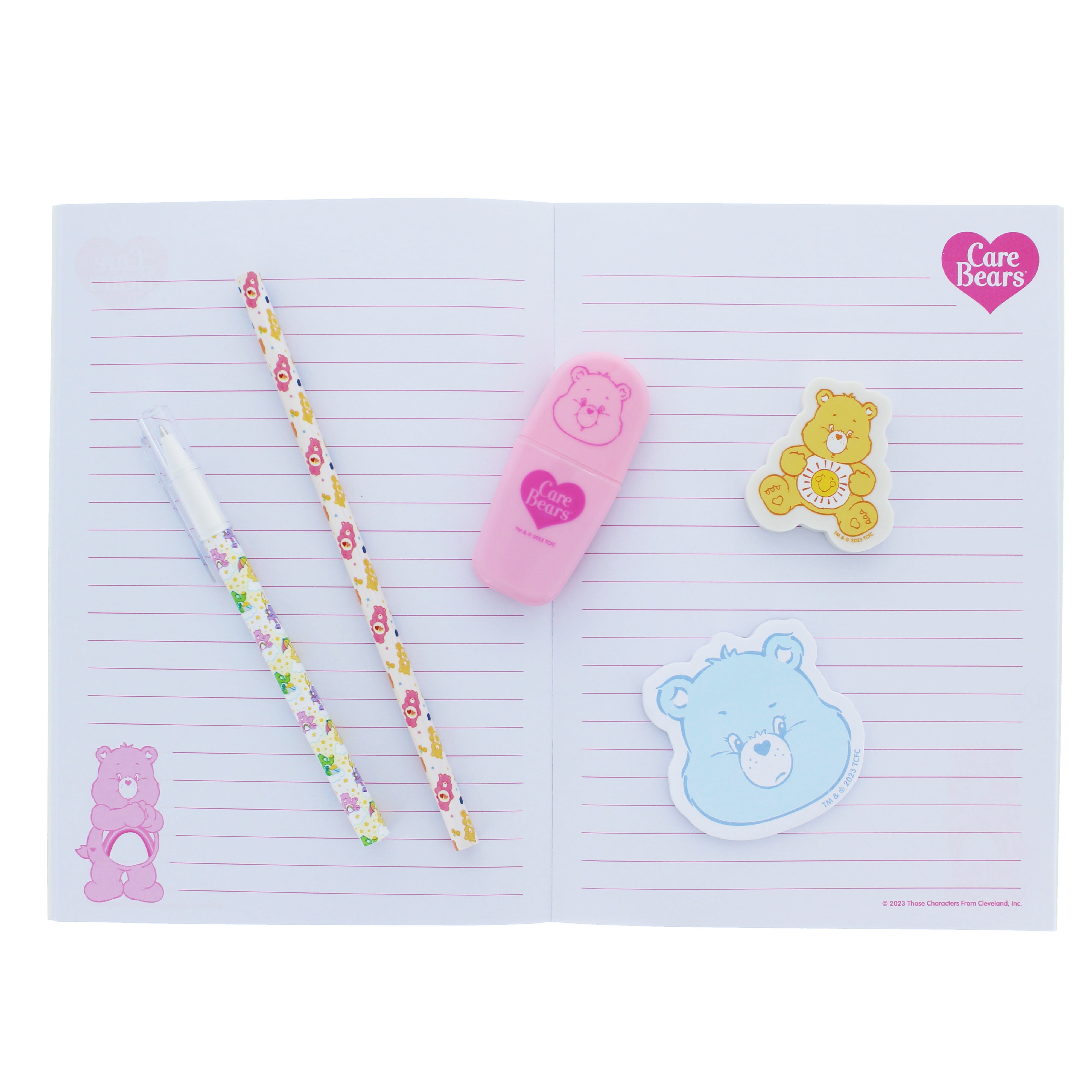Stationery set - Care Bears