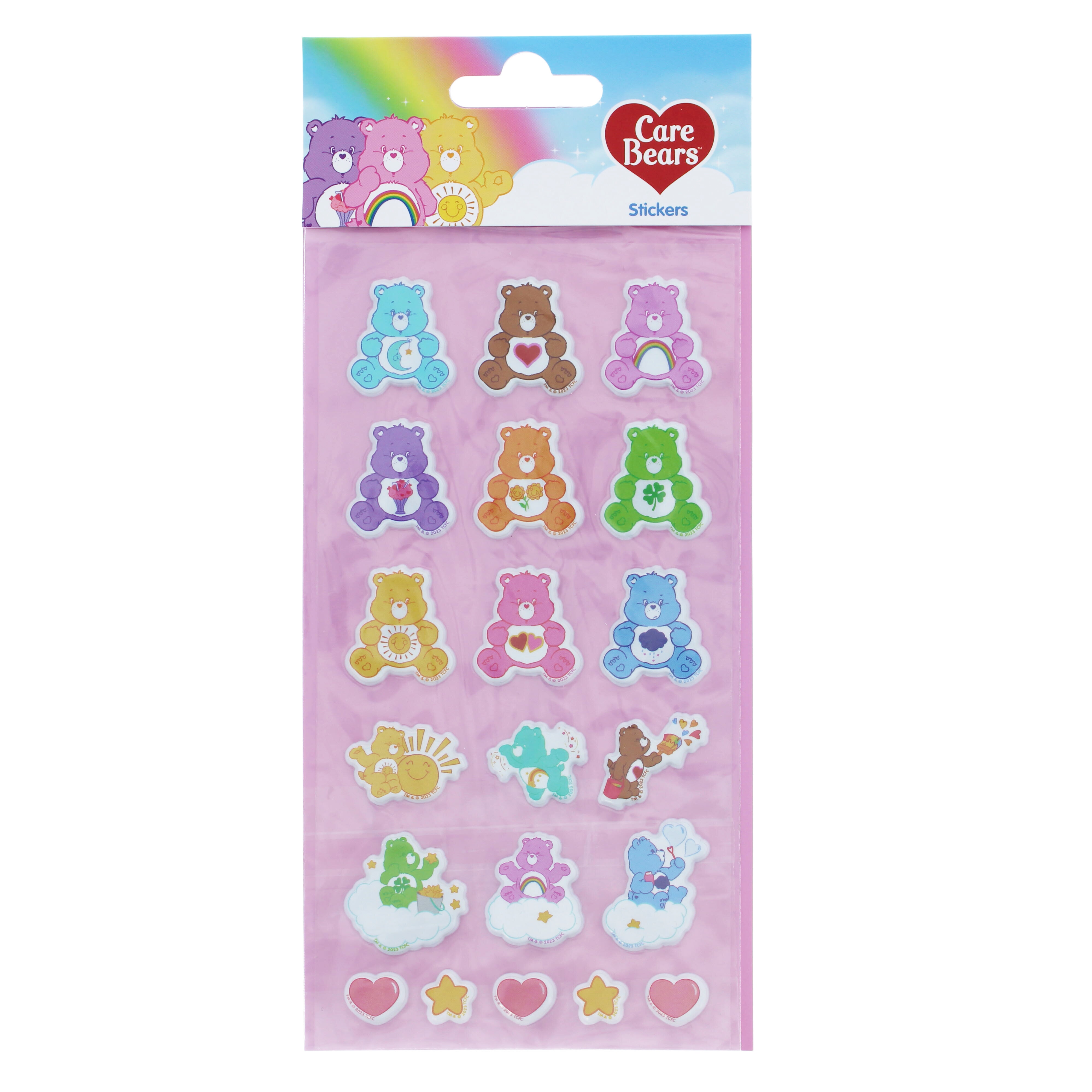 Puffy stickers - Care Bears