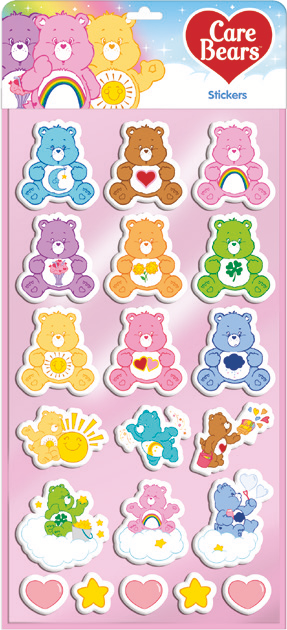 Puffy stickers - Care Bears