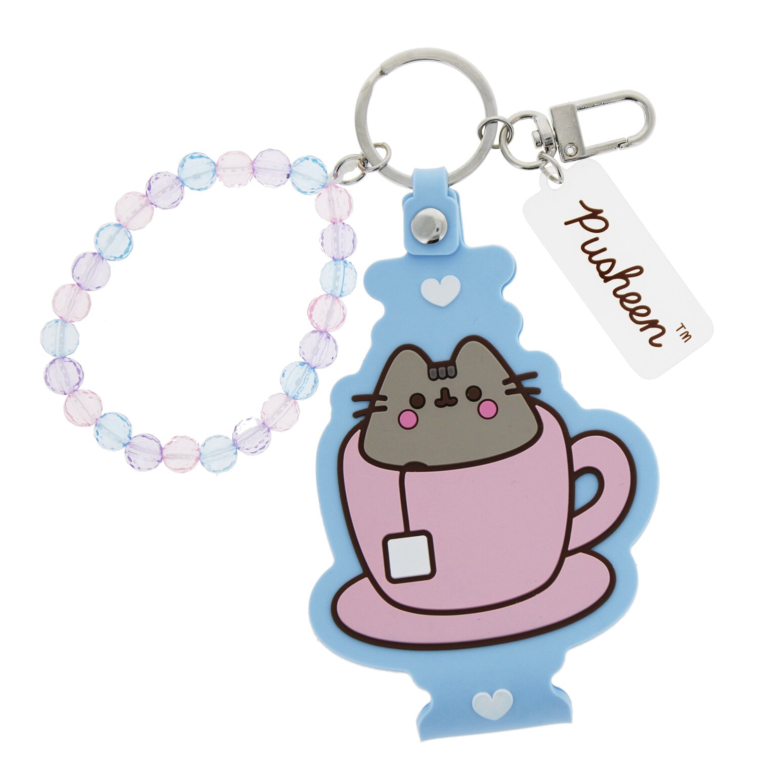 Pusheen Tea Party Band Keyring