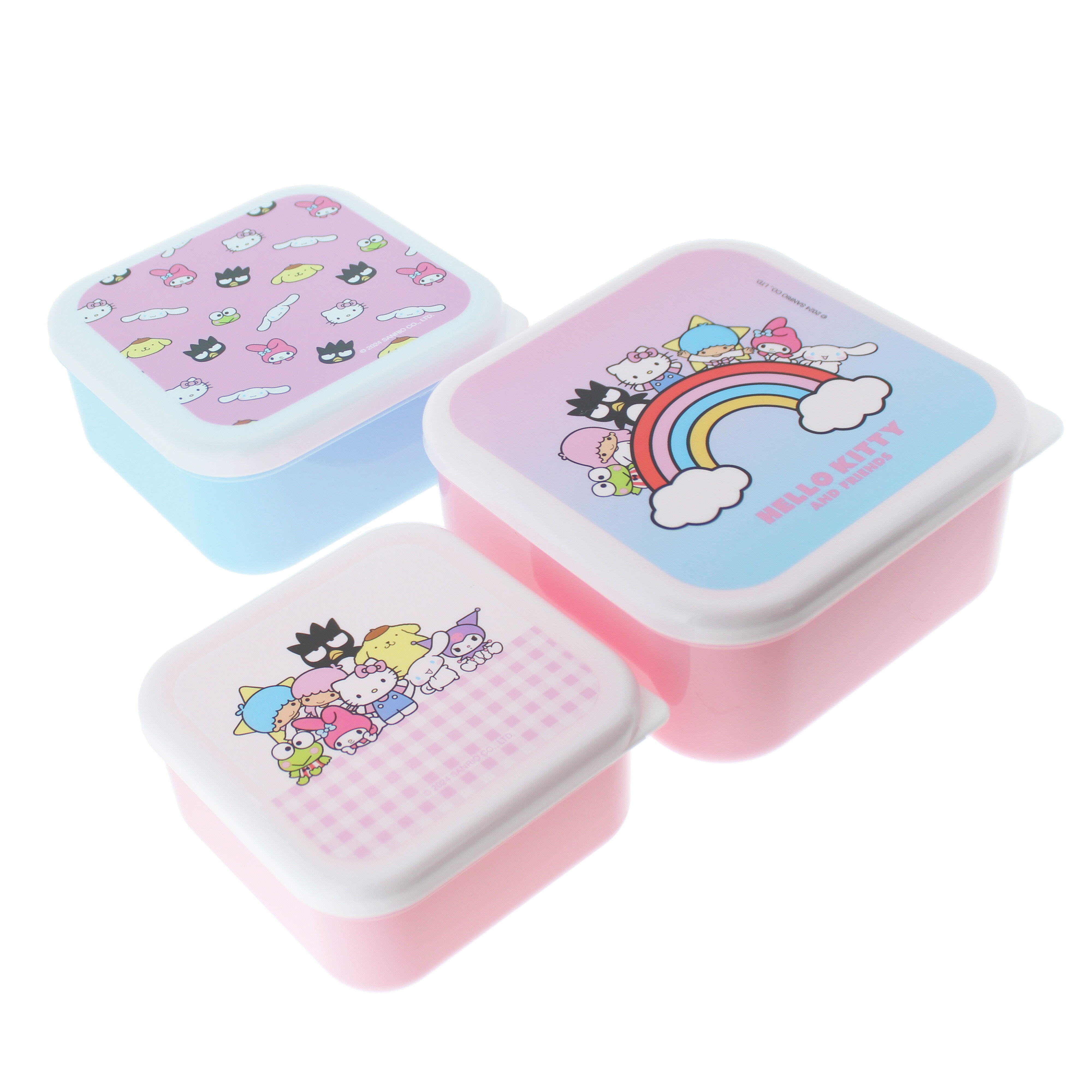 3-pack Hello Kitty & Friends lunchlådor