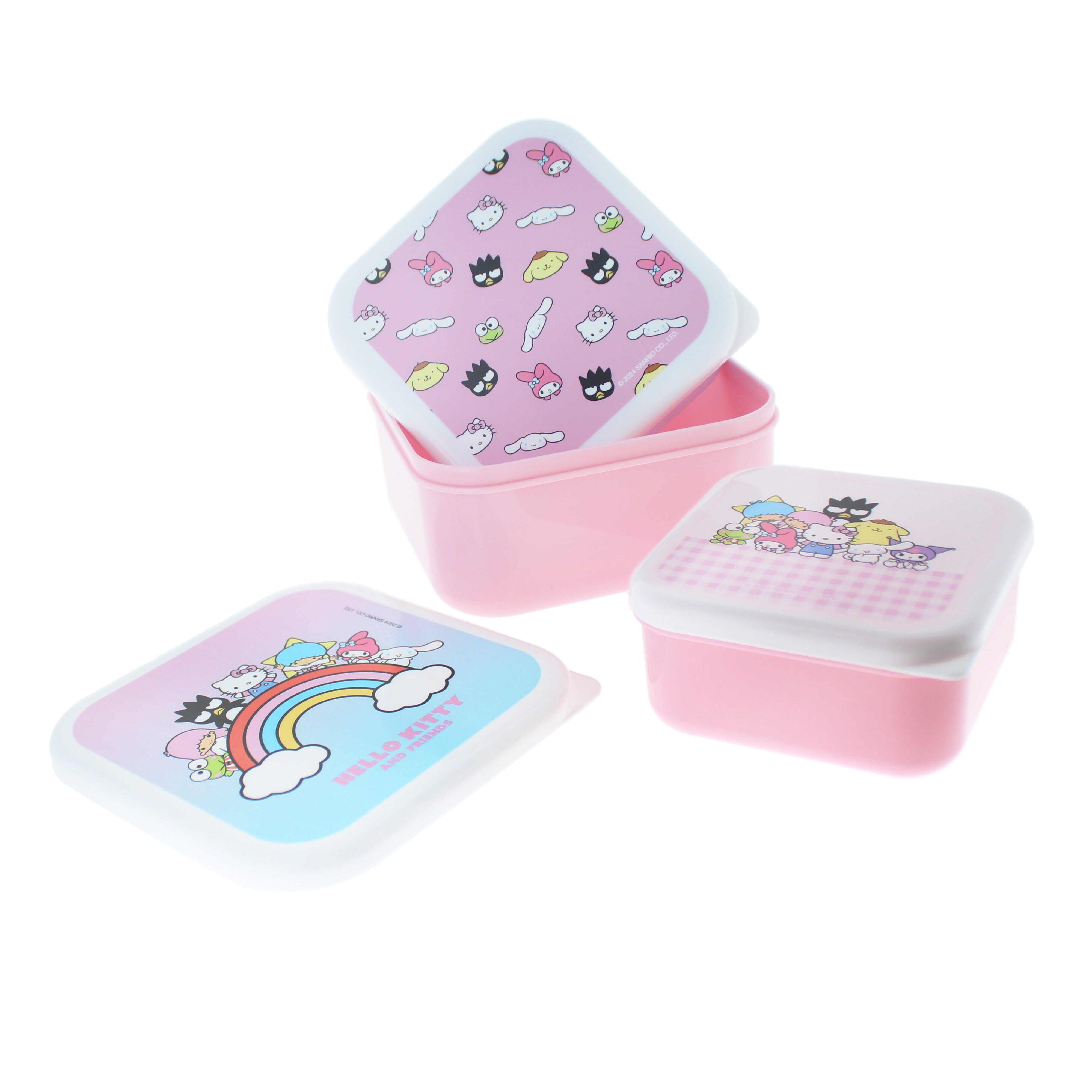 3-pack Hello Kitty & Friends lunchlådor