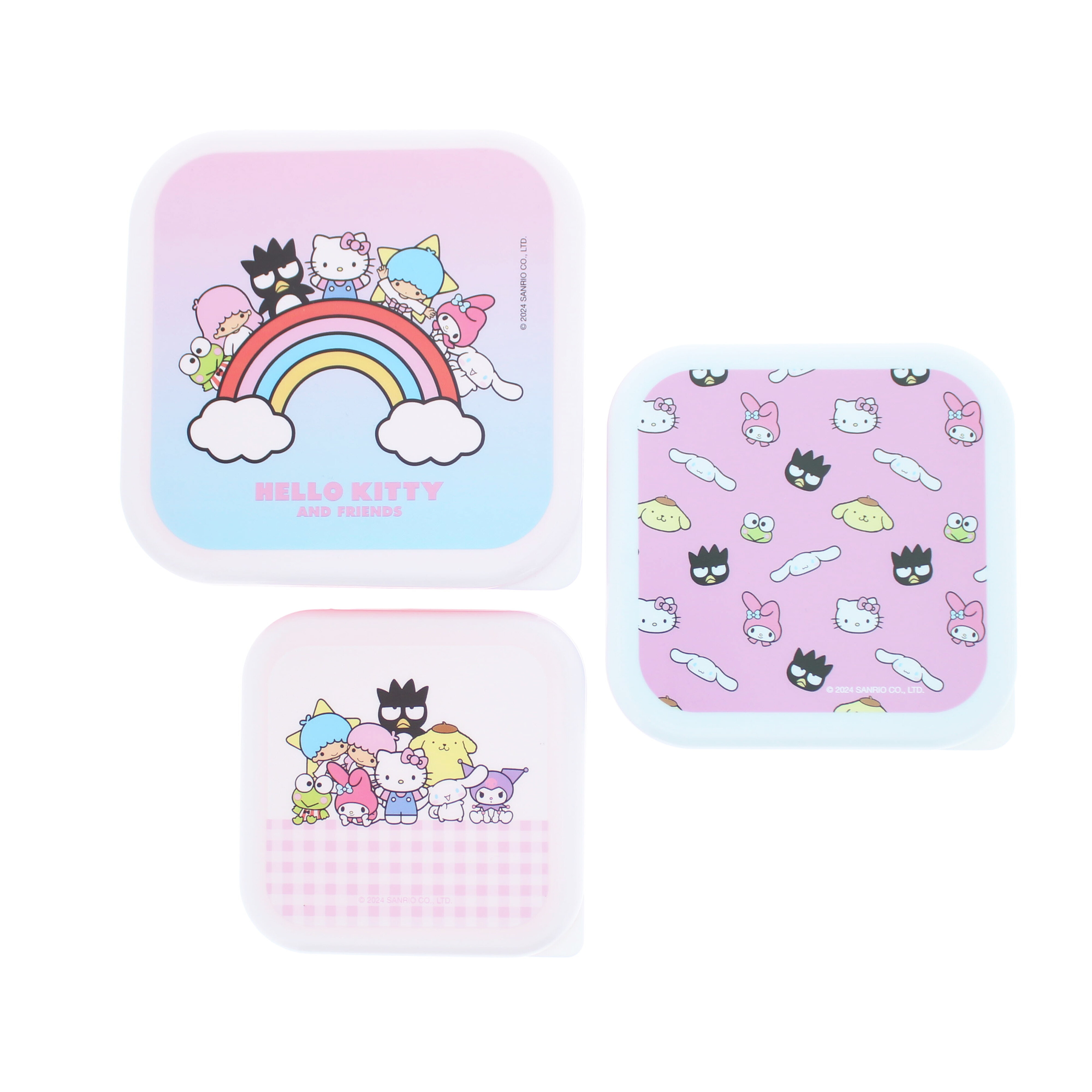 3-pack Hello Kitty & Friends lunchlådor