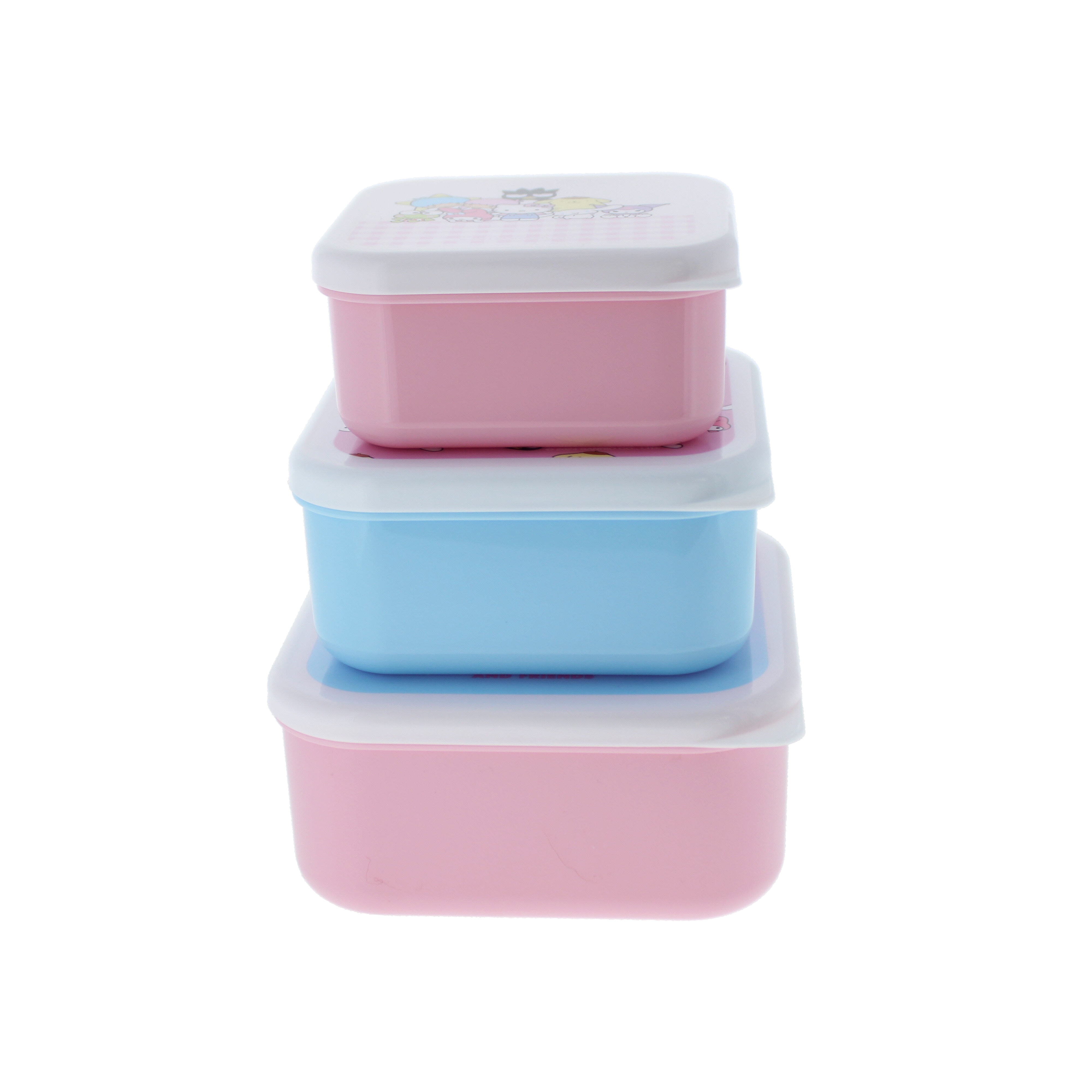 3-pack Hello Kitty & Friends lunchlådor