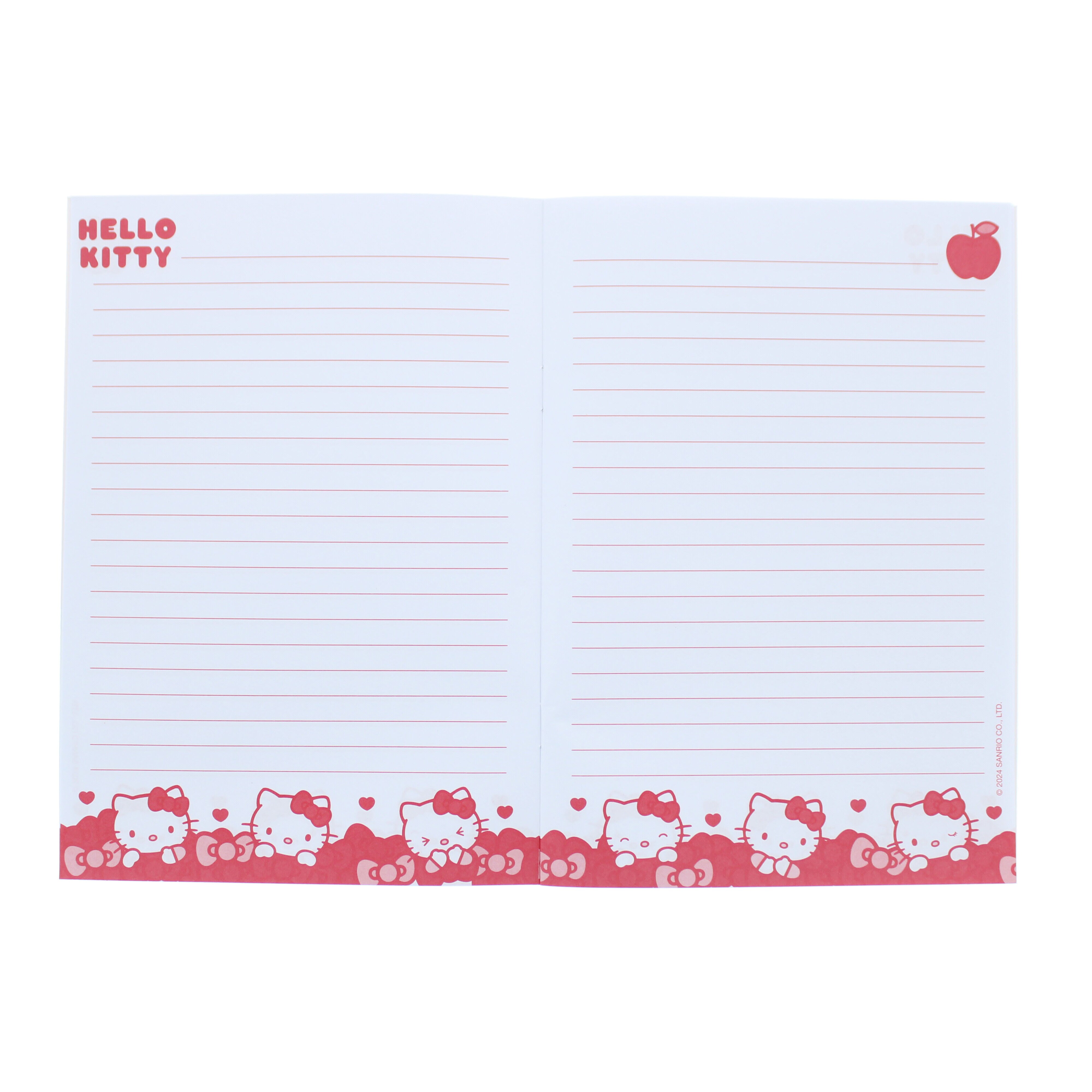 Stationery set, Hello Kitty Hearts & Bows