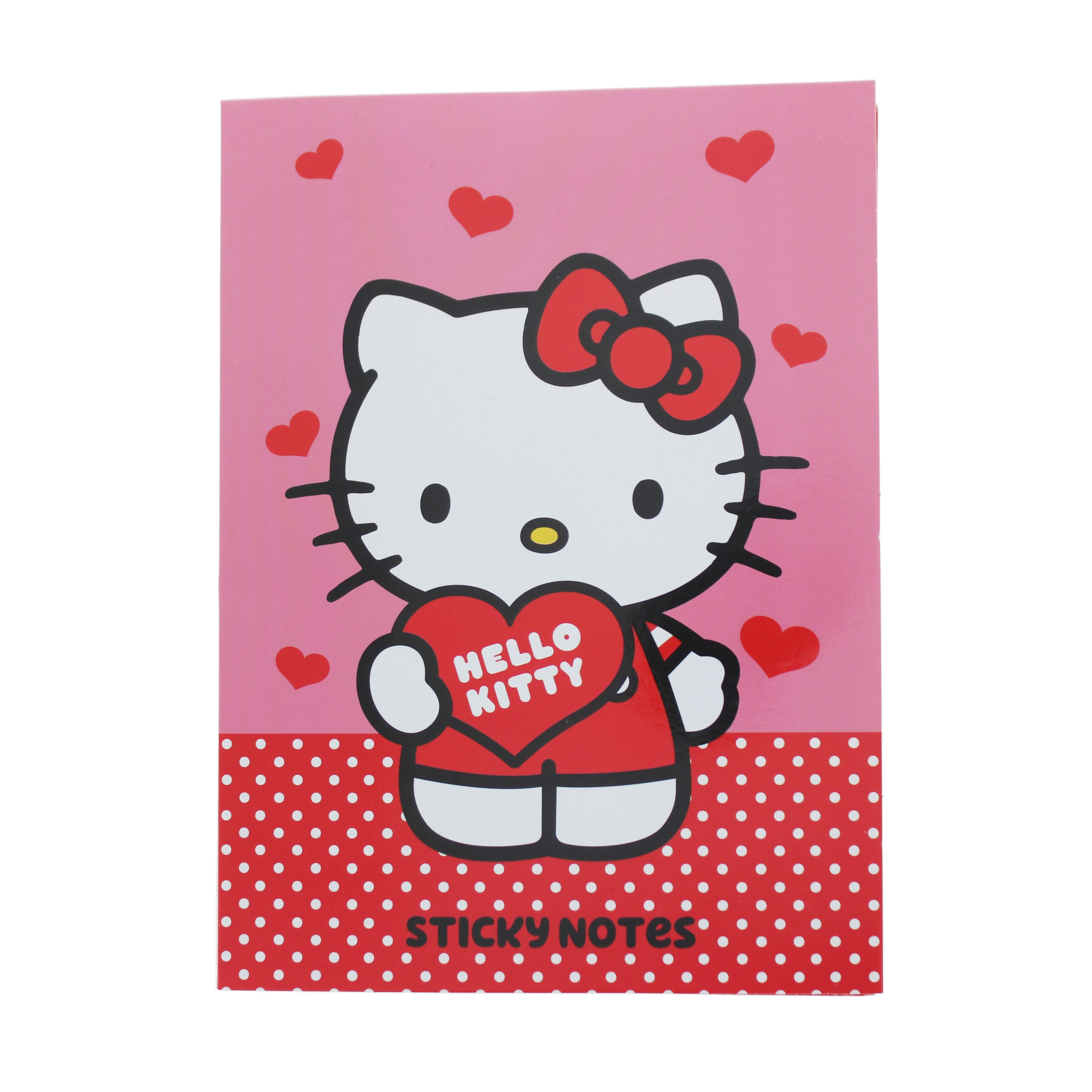 Sticky notes i fodral, Hello Kitty Hearts & Bows