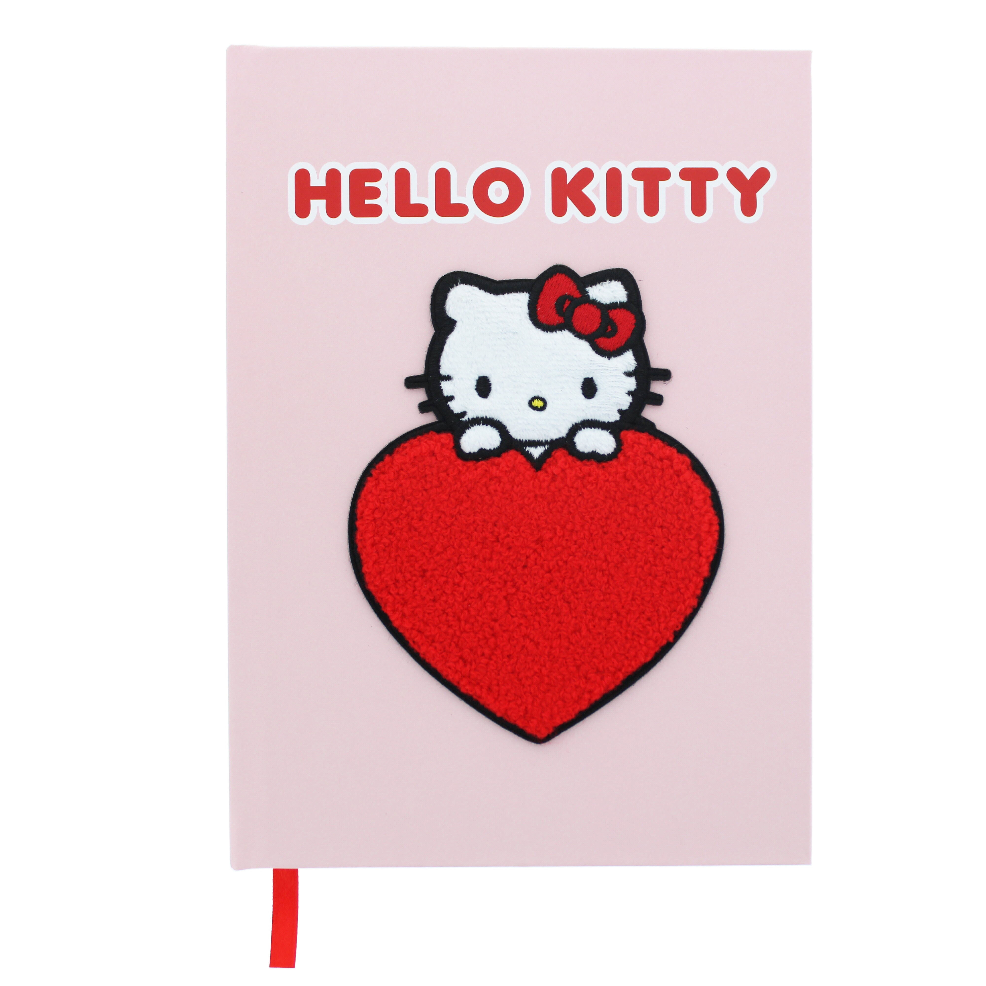 Anteckningsbok A5 med mjukt tryck, Hello Kitty Pretty In Pink