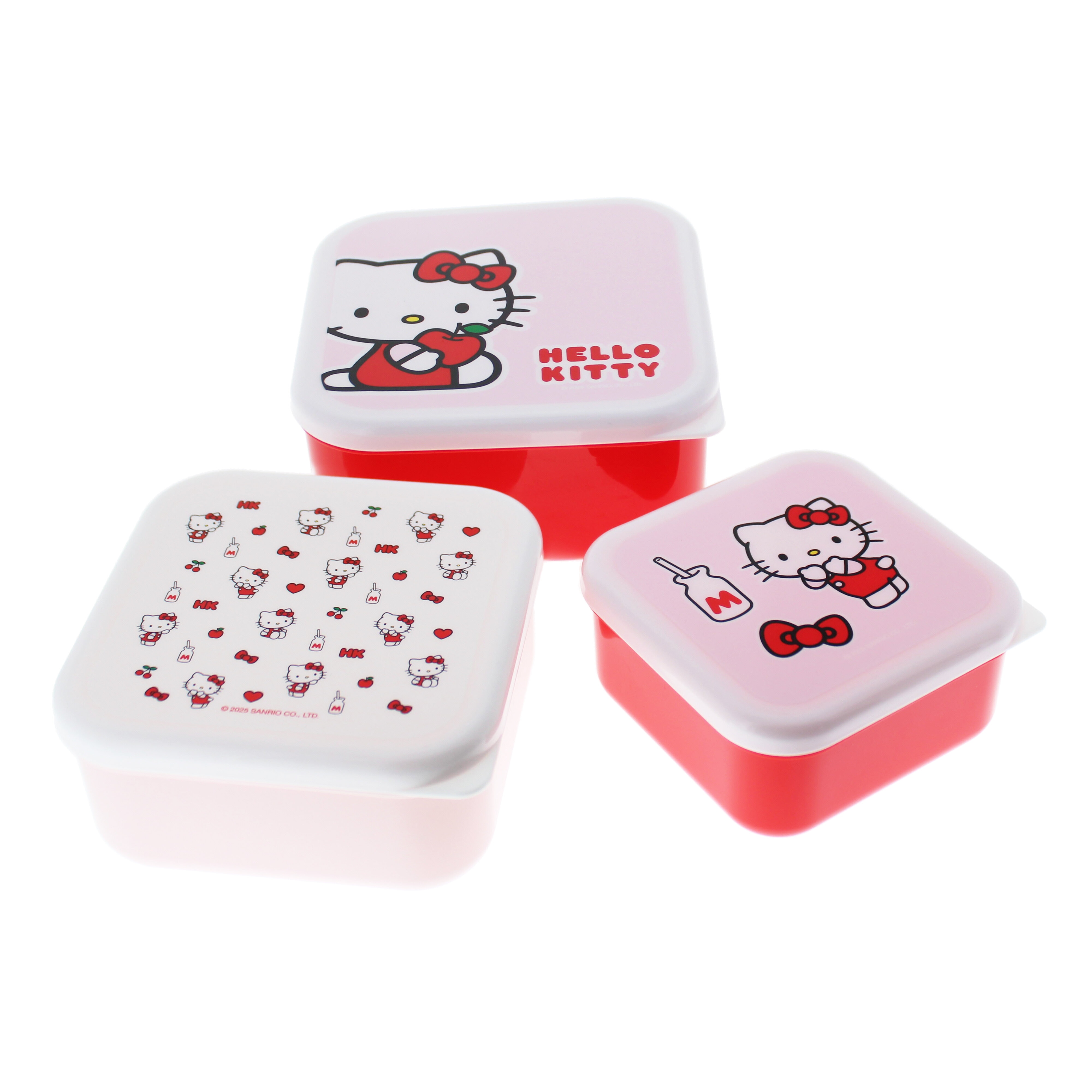 3-pack Hello Kitty Pretty In Pink lunchlådor