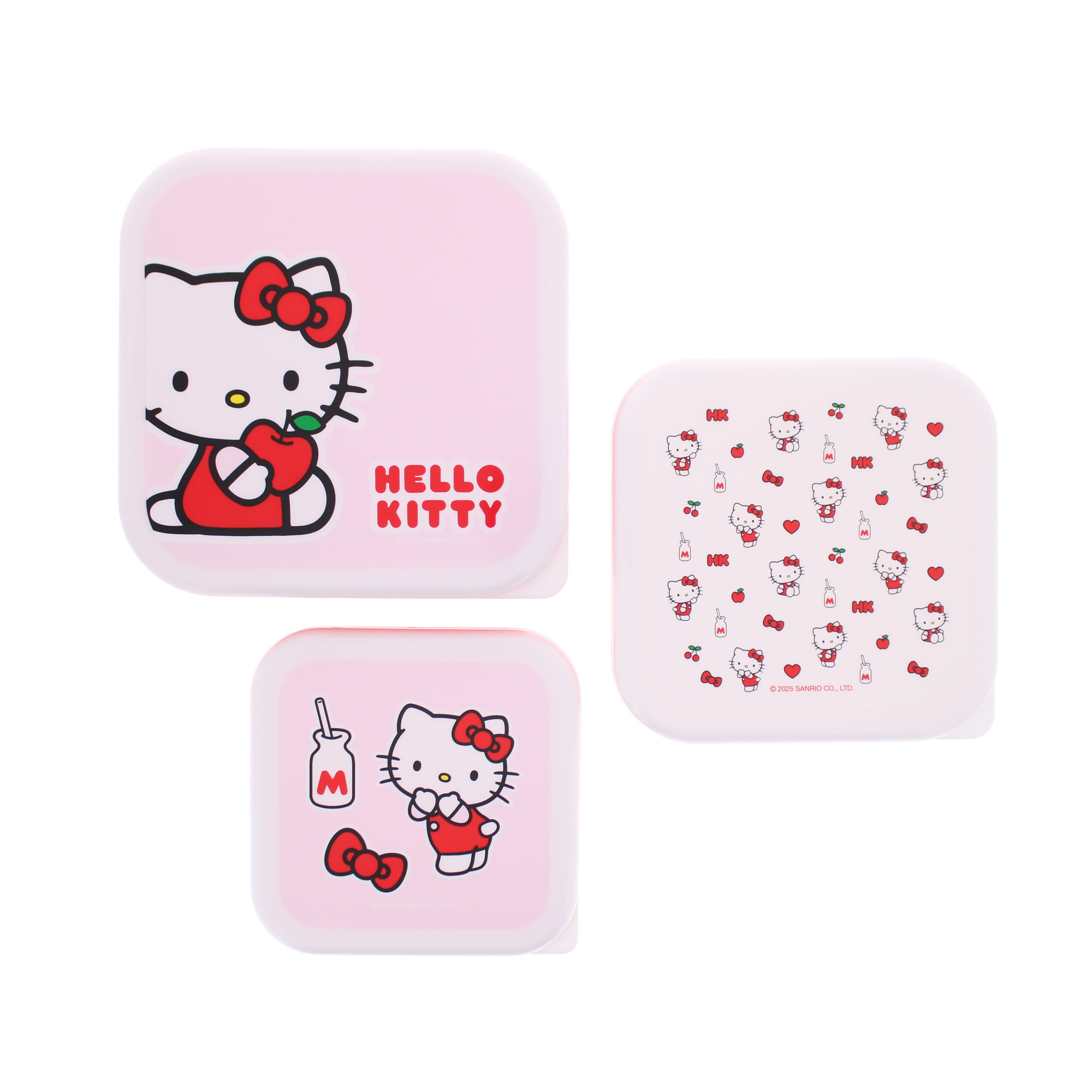 3-pack Hello Kitty Pretty In Pink lunchlådor