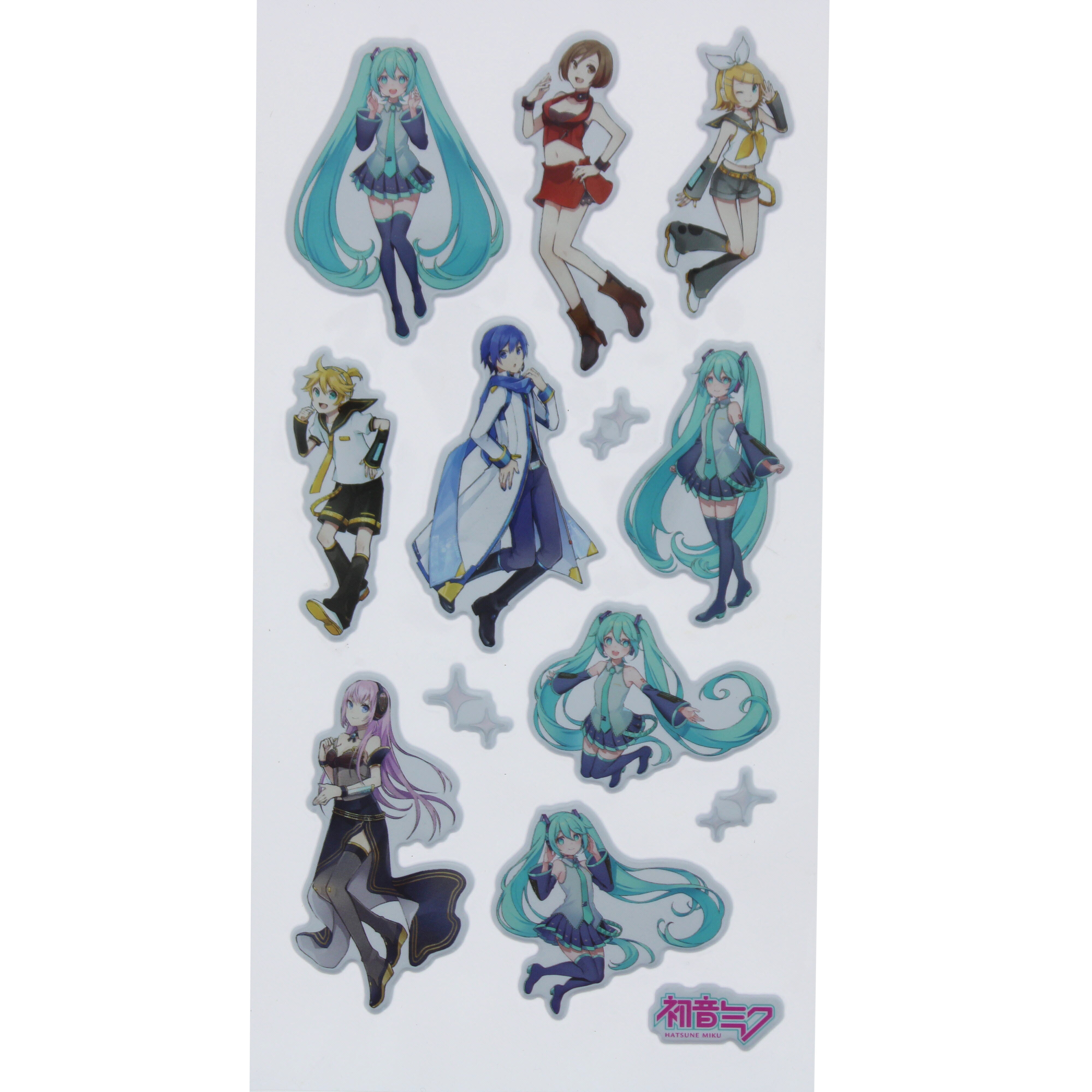 Hatsune Miku Puffy Stickers