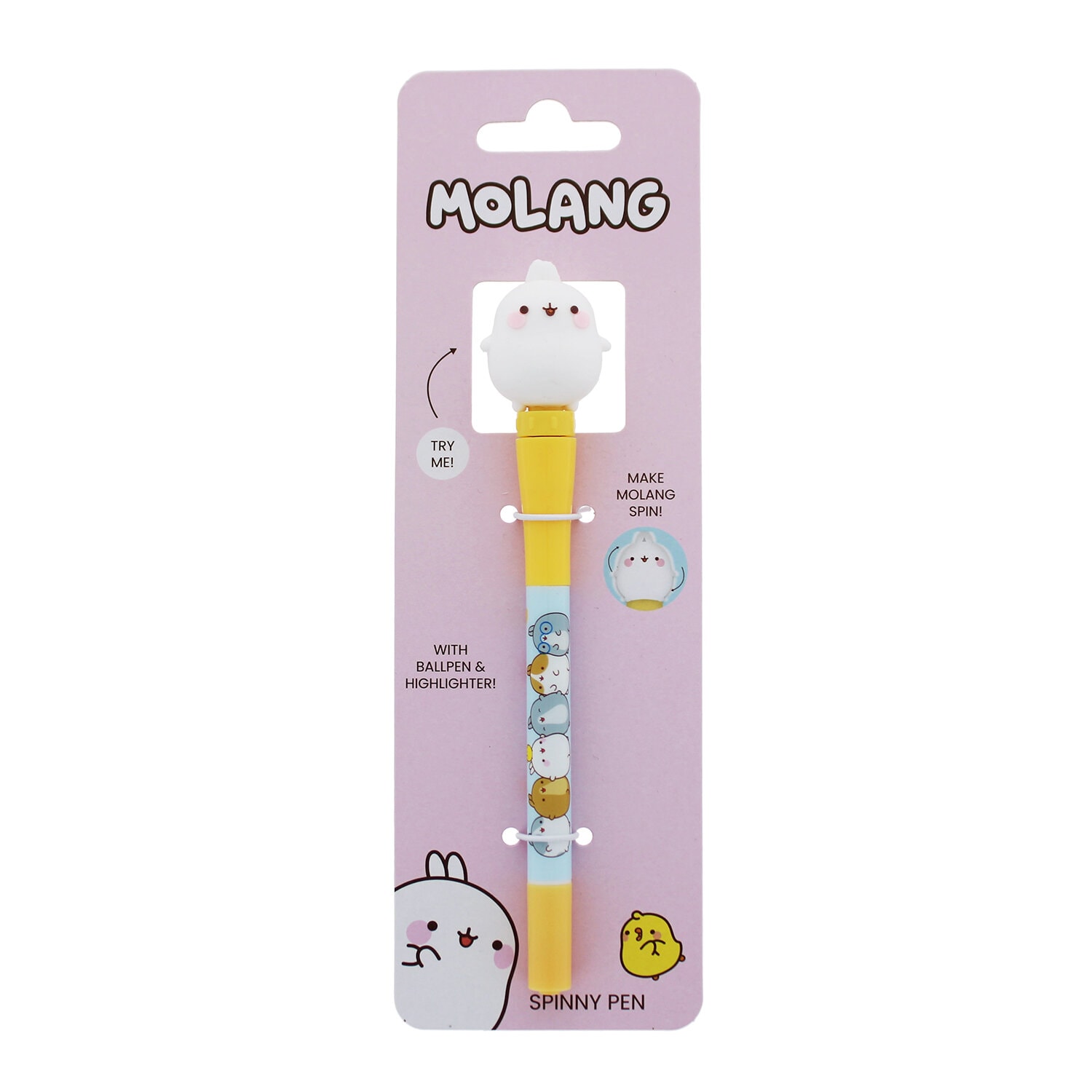 Molang Fruits Spinning Pen