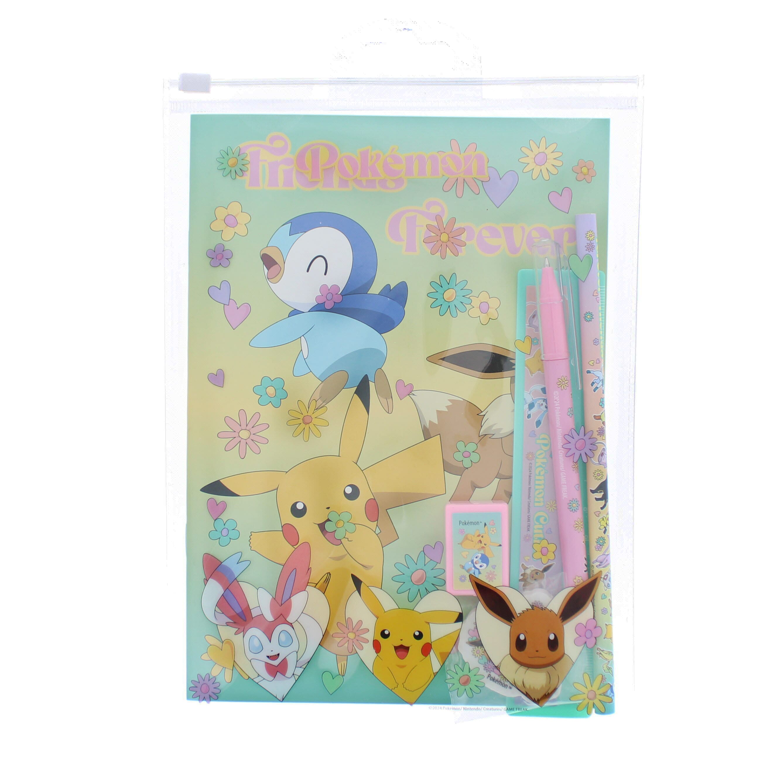 Stationery Set, Pokemon Cuties