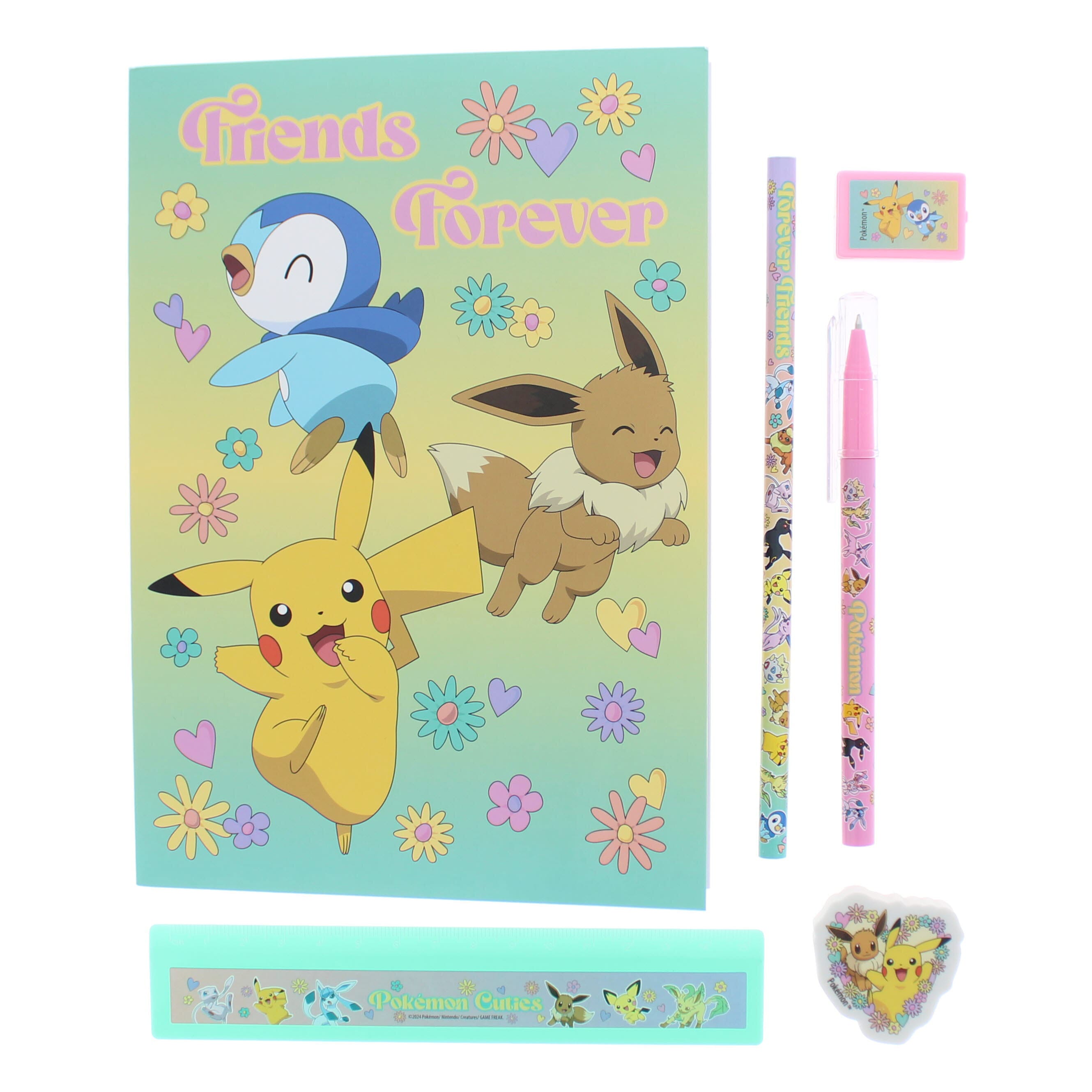 Stationery Set, Pokemon Cuties