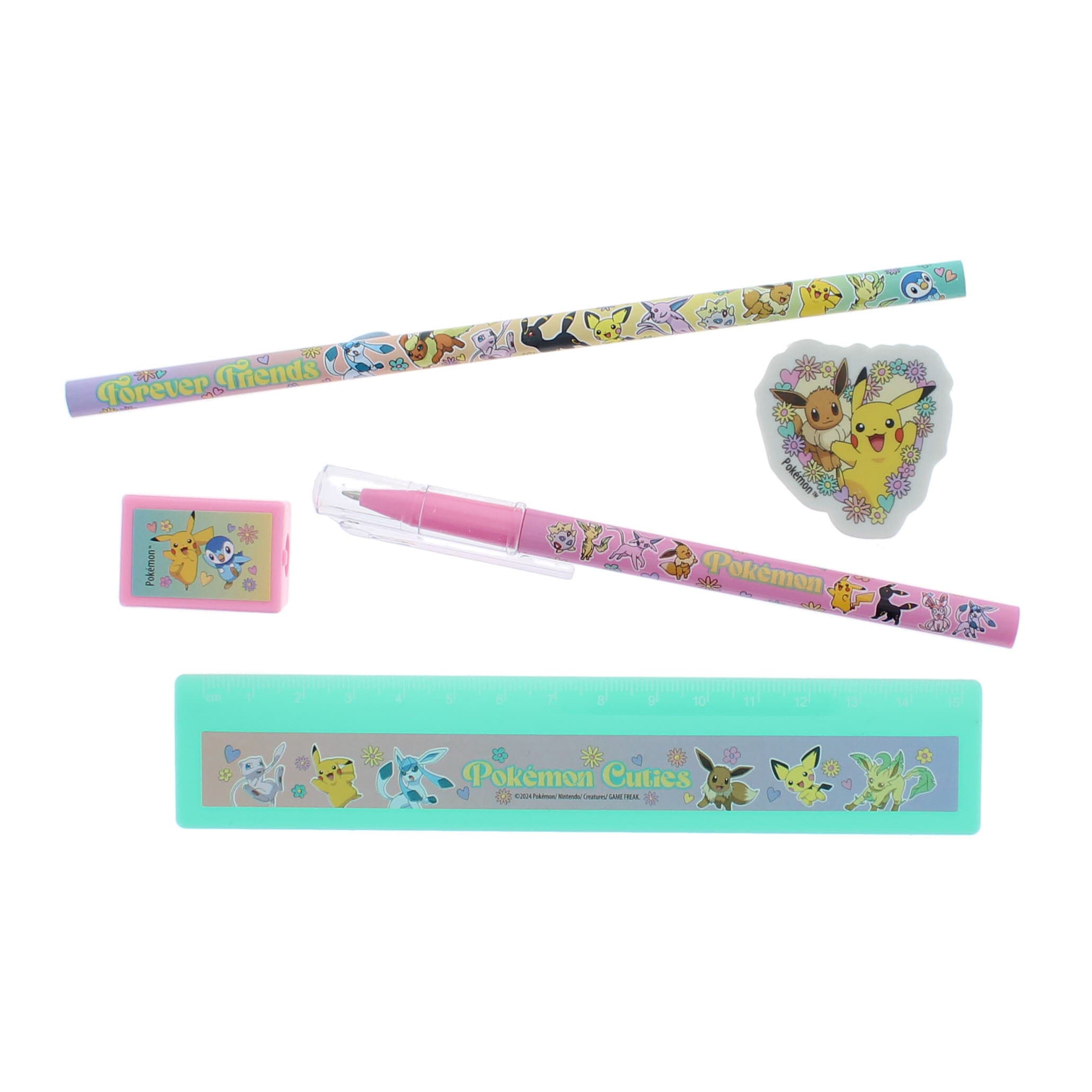Stationery Set, Pokemon Cuties