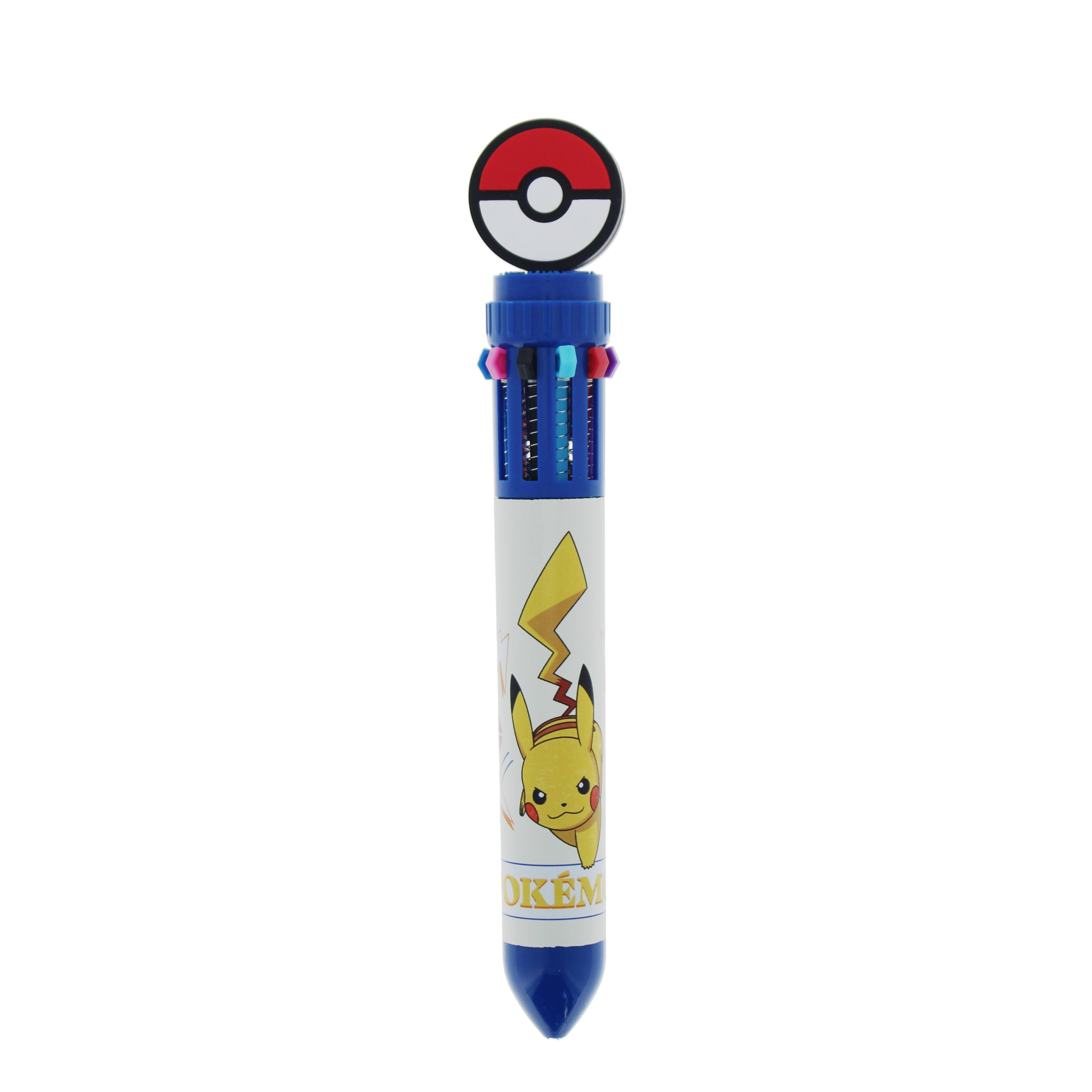 Flerfärgspenna med 10 färger - Pokémon Nostalgia
