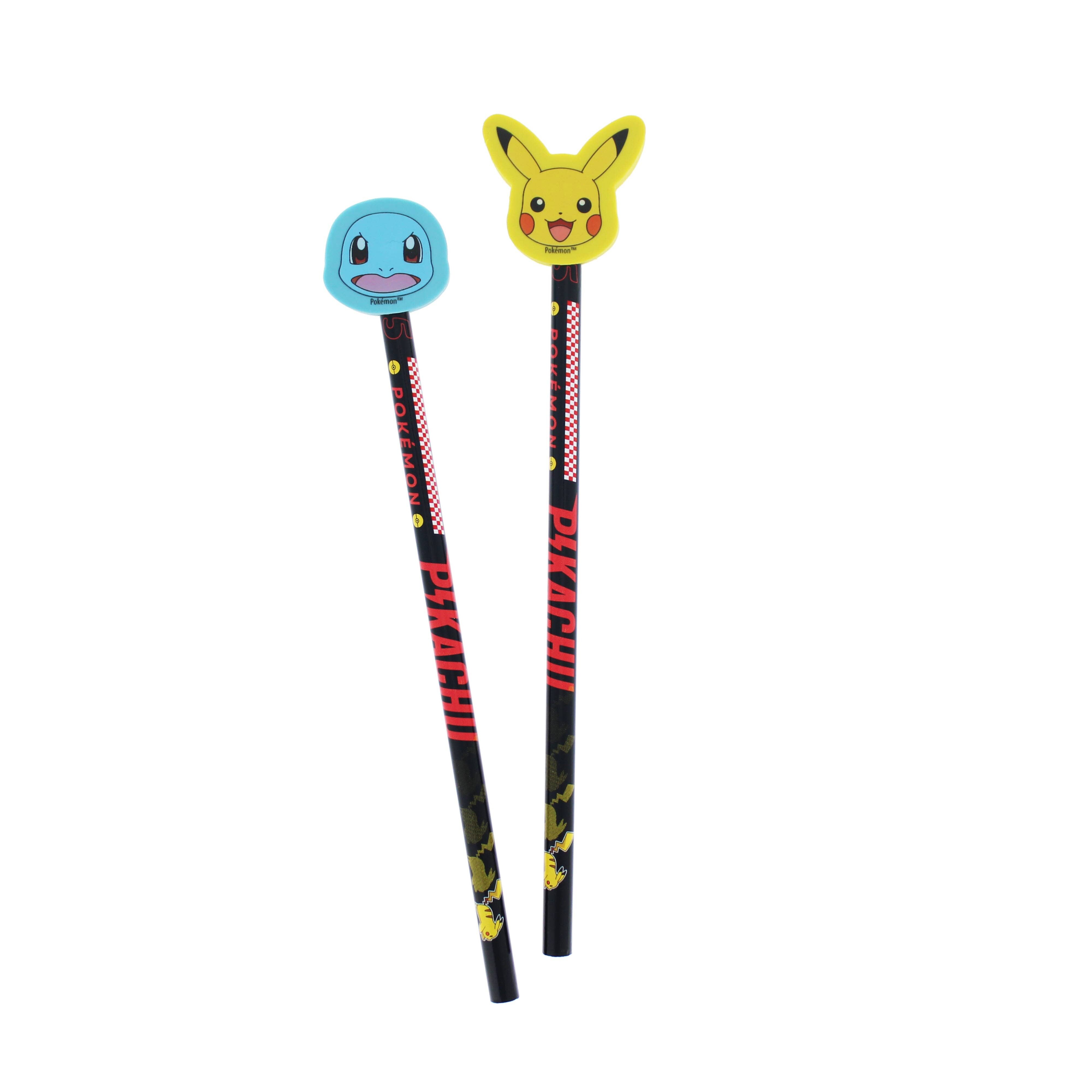 2-pack pennor med sudd - Pokémon Nostalgia