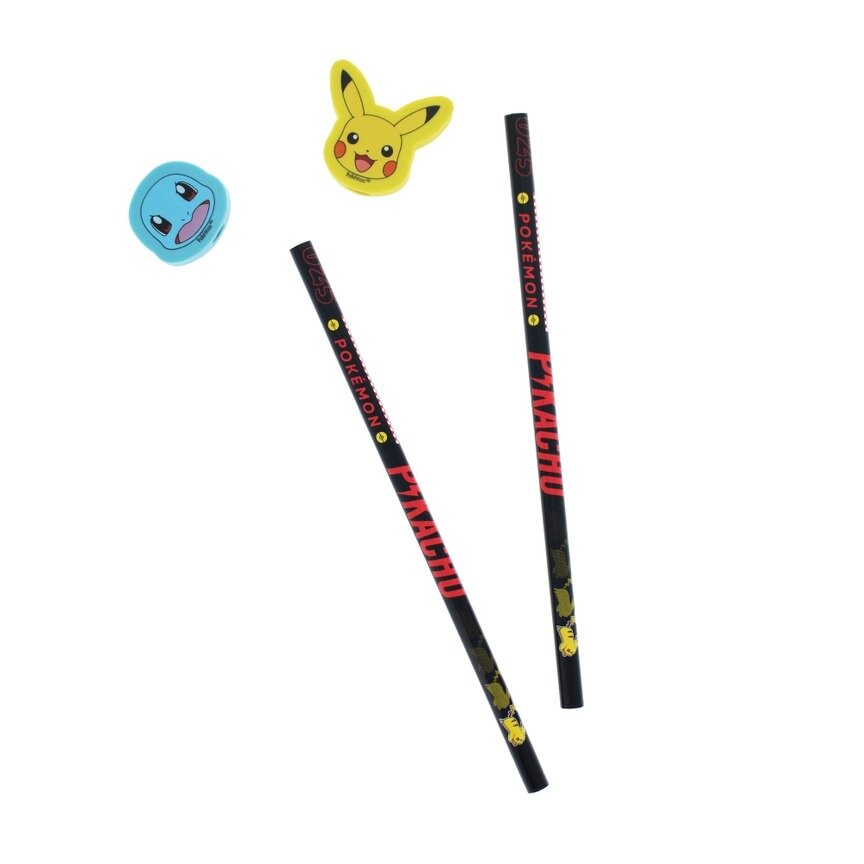 2-pack pennor med sudd - Pokémon Nostalgia