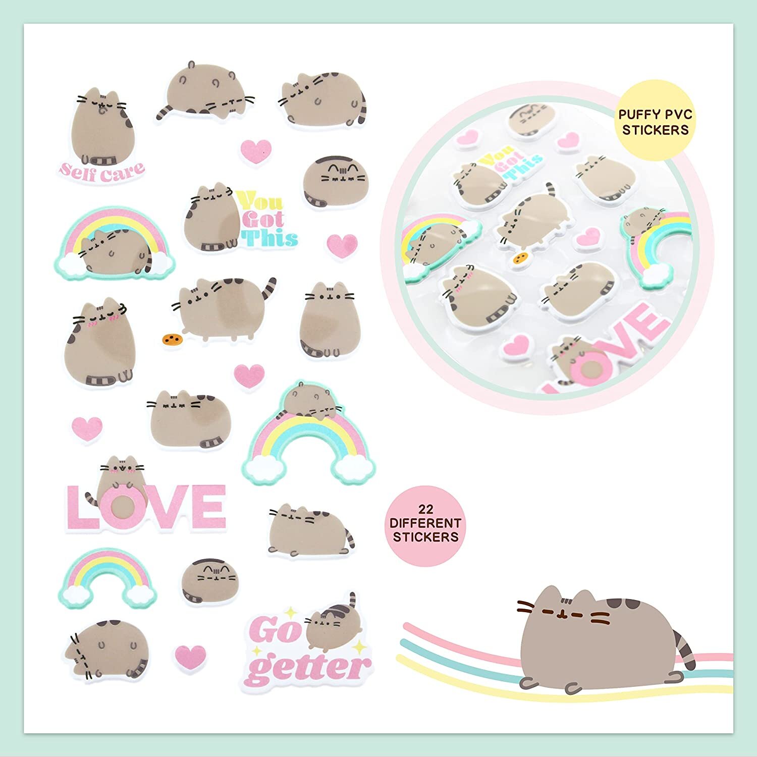Stickers - Pusheen Self Care Club