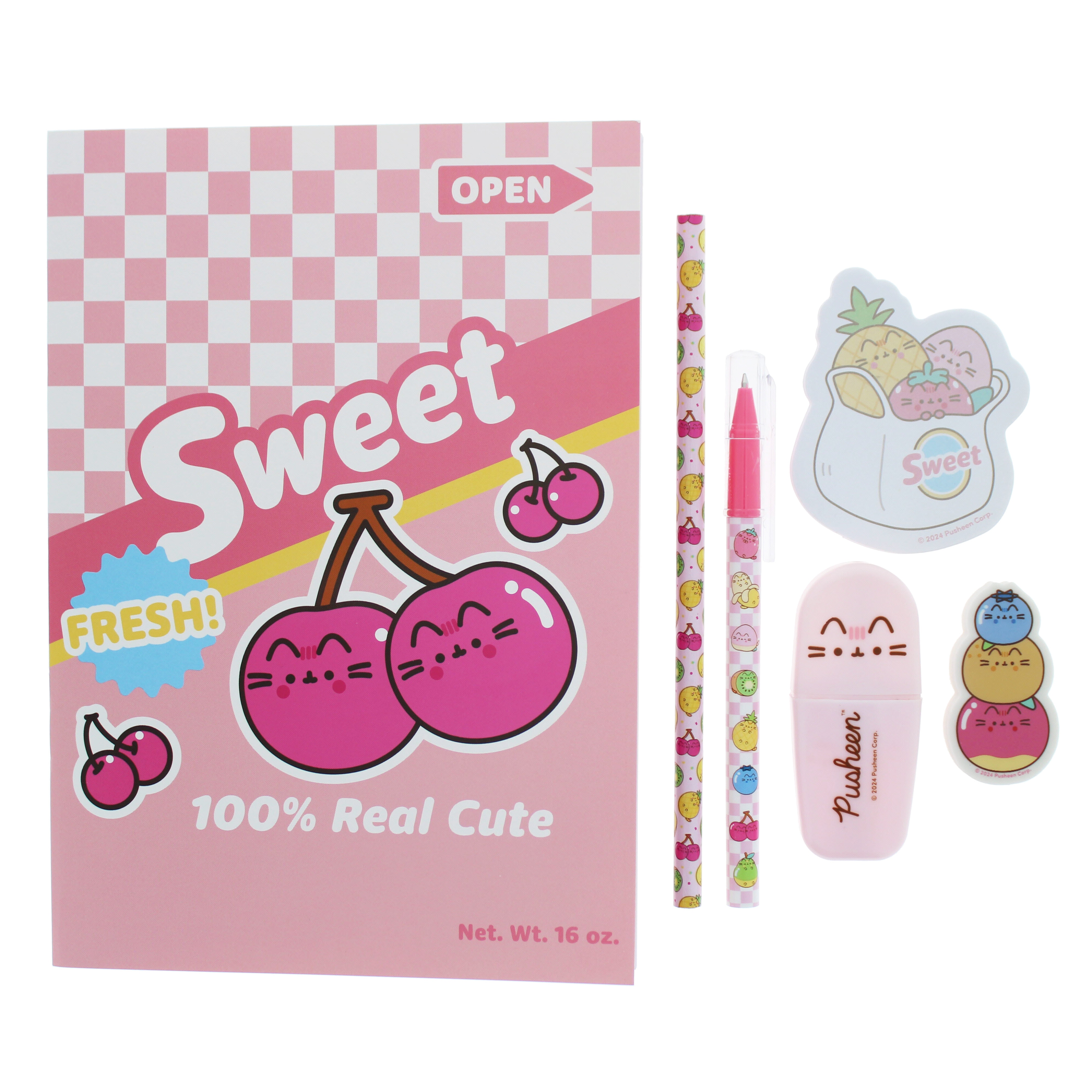 Stationery Set - Pusheen Fruits