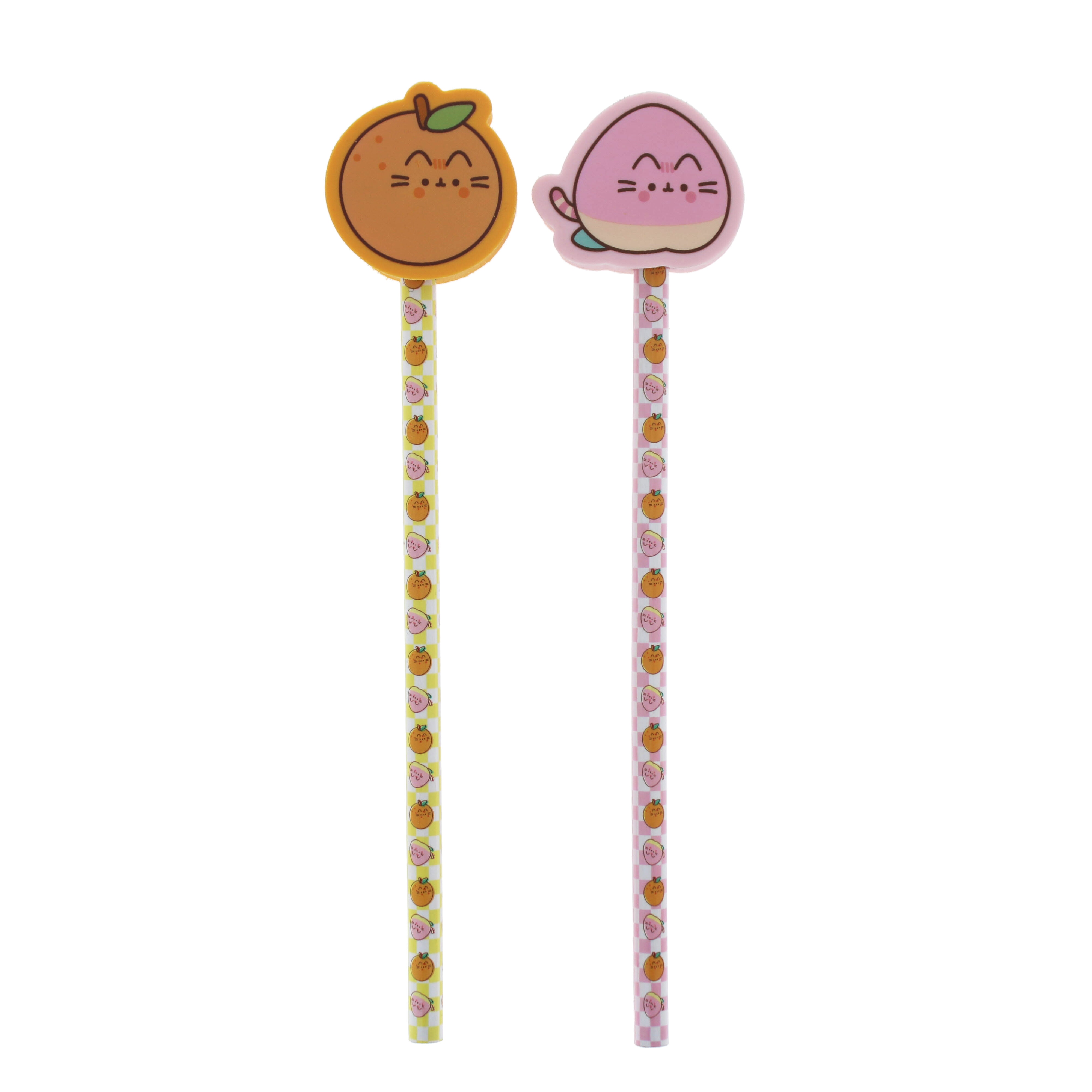 2-pack pennor & sudd, Pusheen Fruits