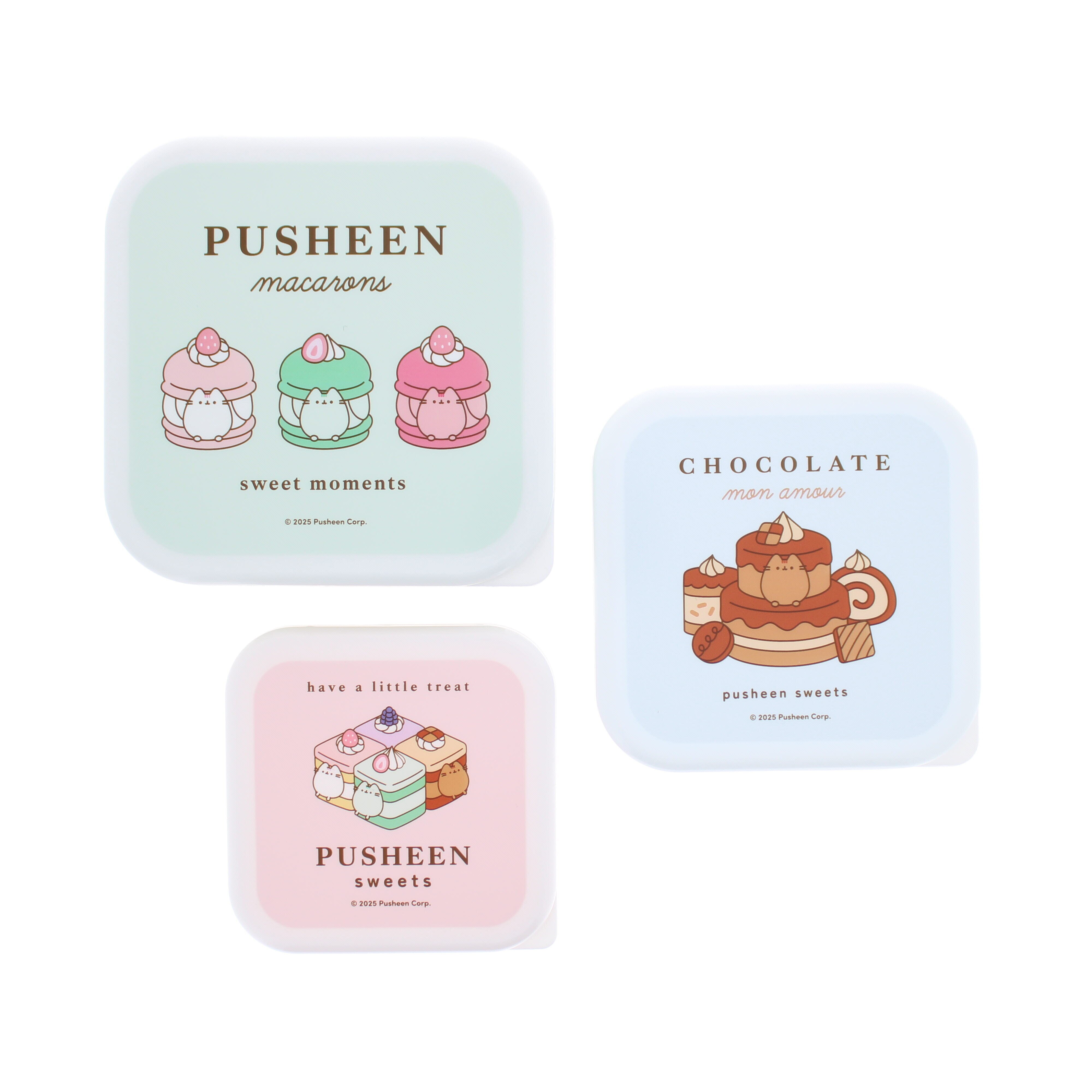 3-pack Pusheen Sweets lunchlådor