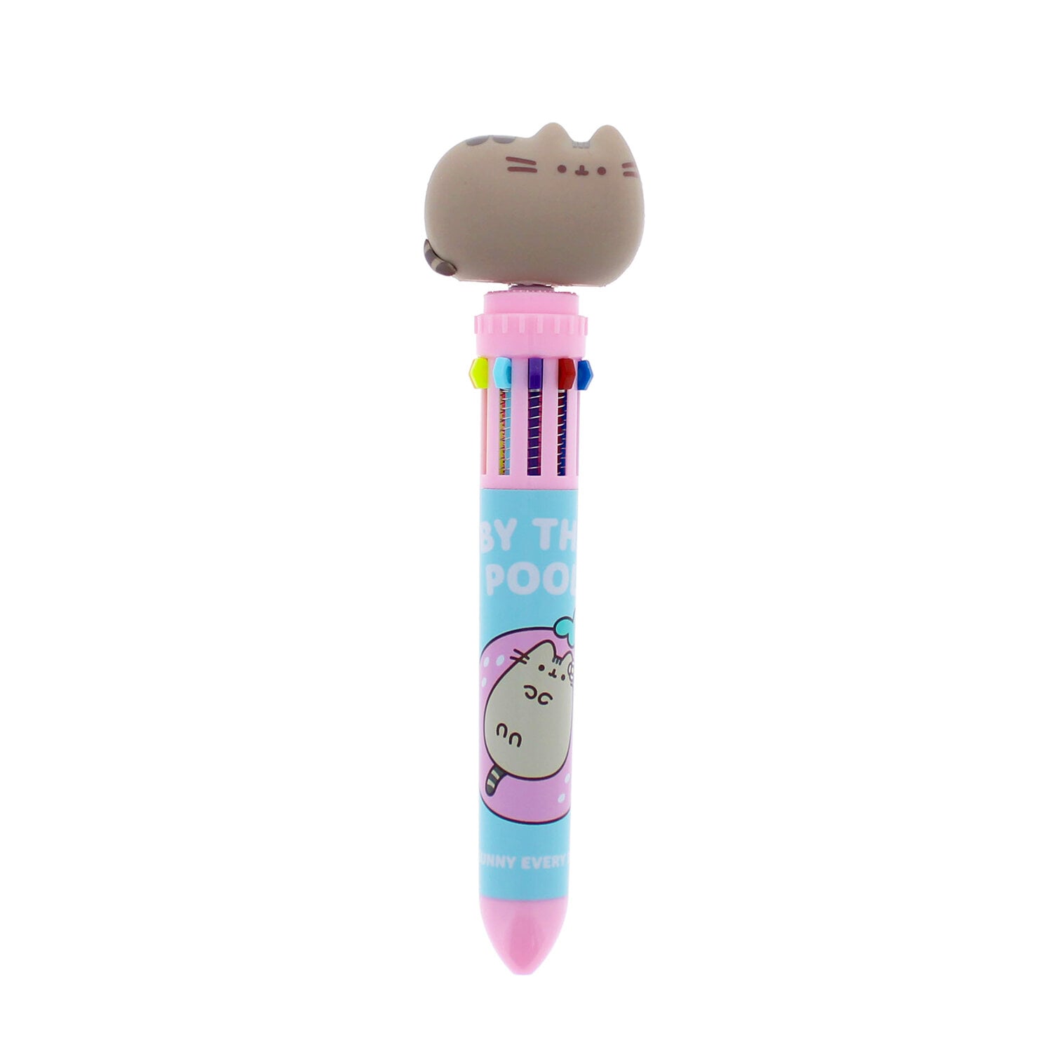 Pusheen Tropical Vacation 10 färger Spinny Pen