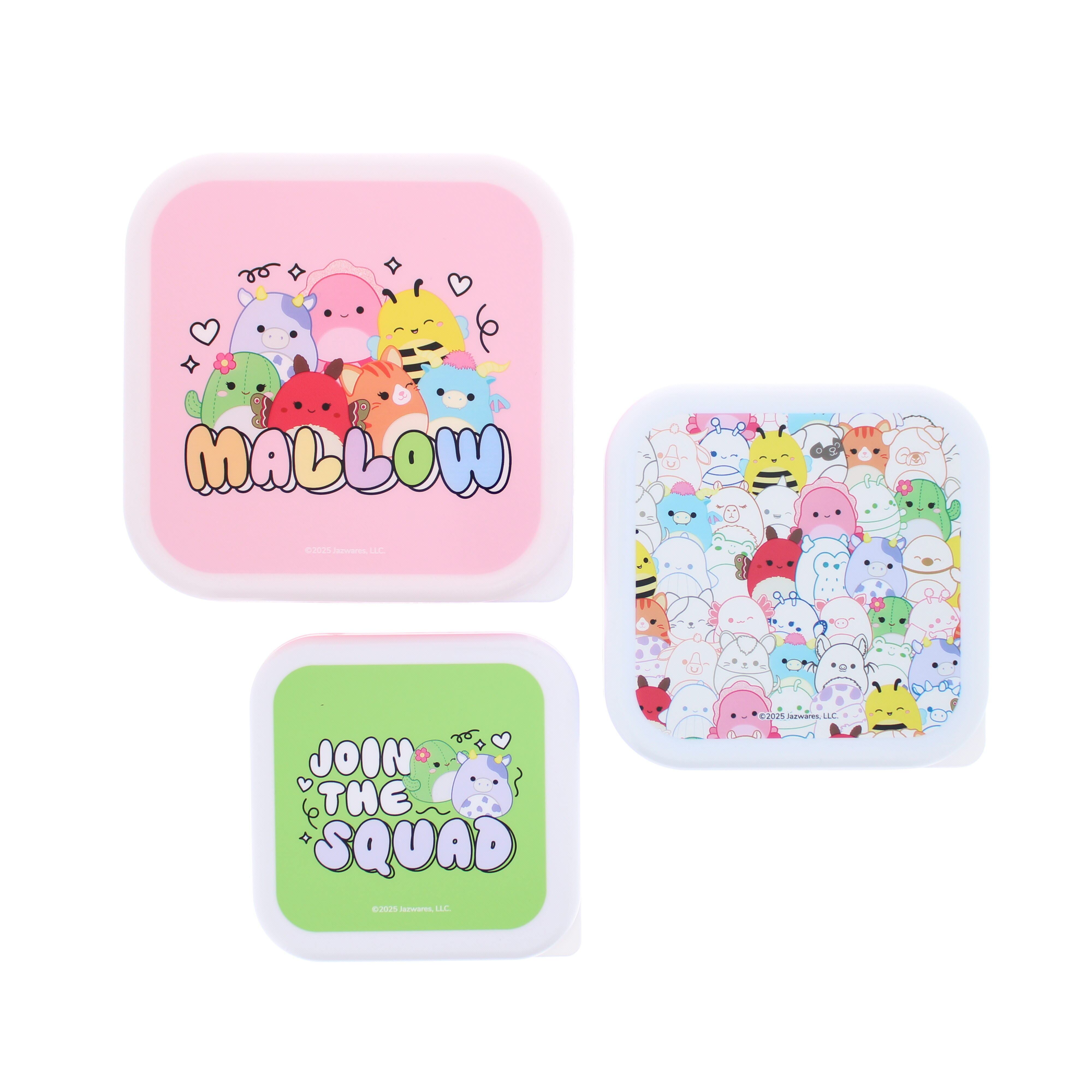 3-pack Squishmallow Days lunchlådor