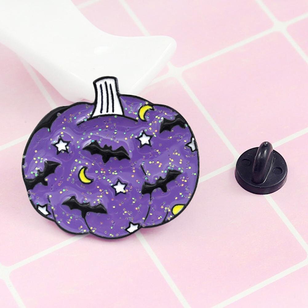 Pin - Lila Halloween-pumpa
