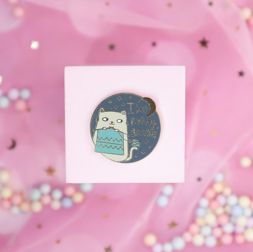 Pin - I knit past my bedtime