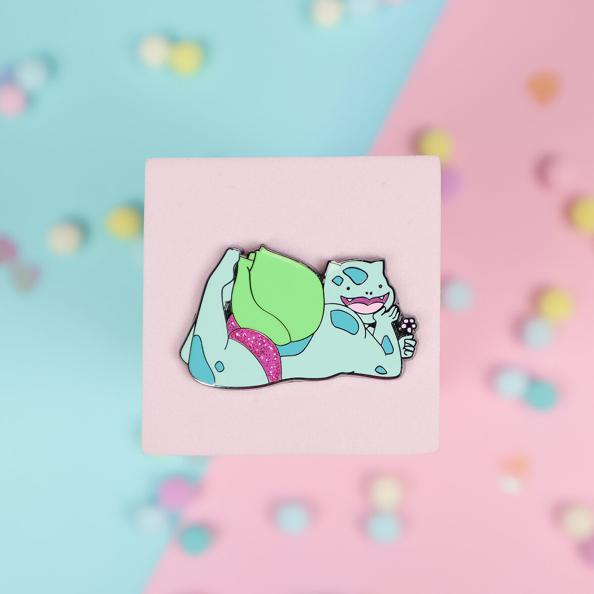 Pin - Bodybuilder Bulbasaur